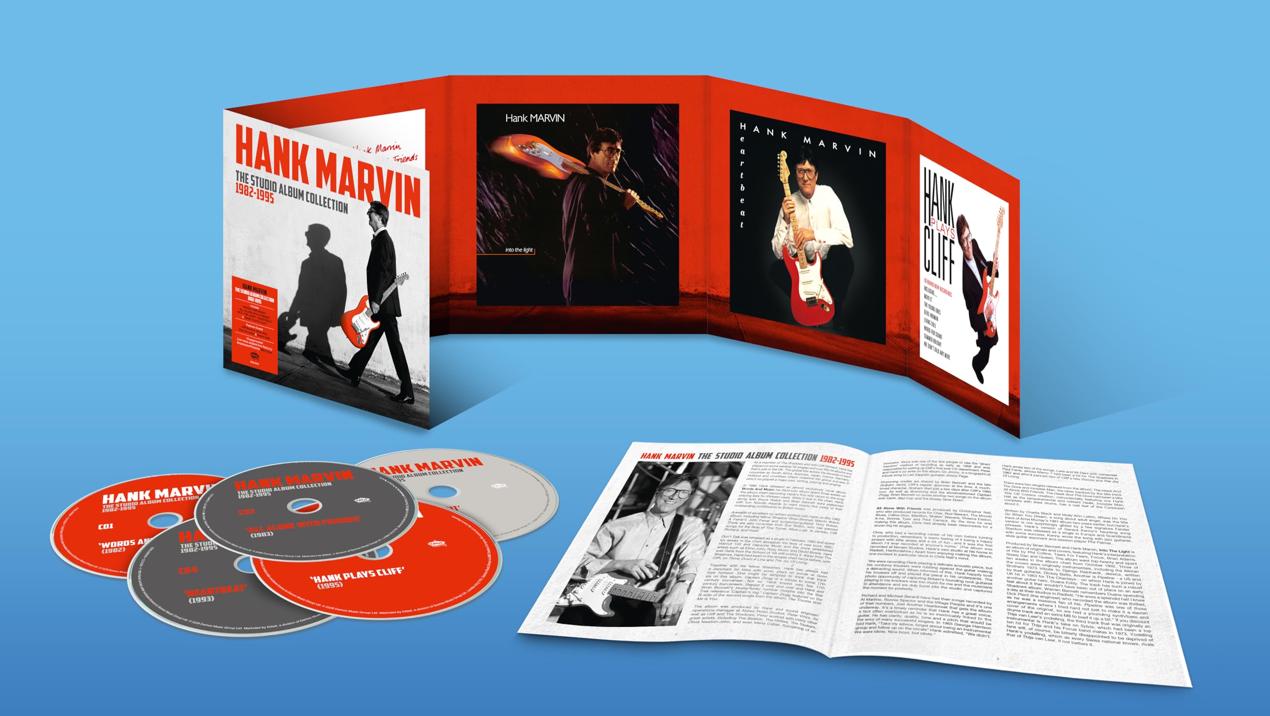 Hank Marvin - The Studio Album Collection 1982-1995 [5CD Box Set]