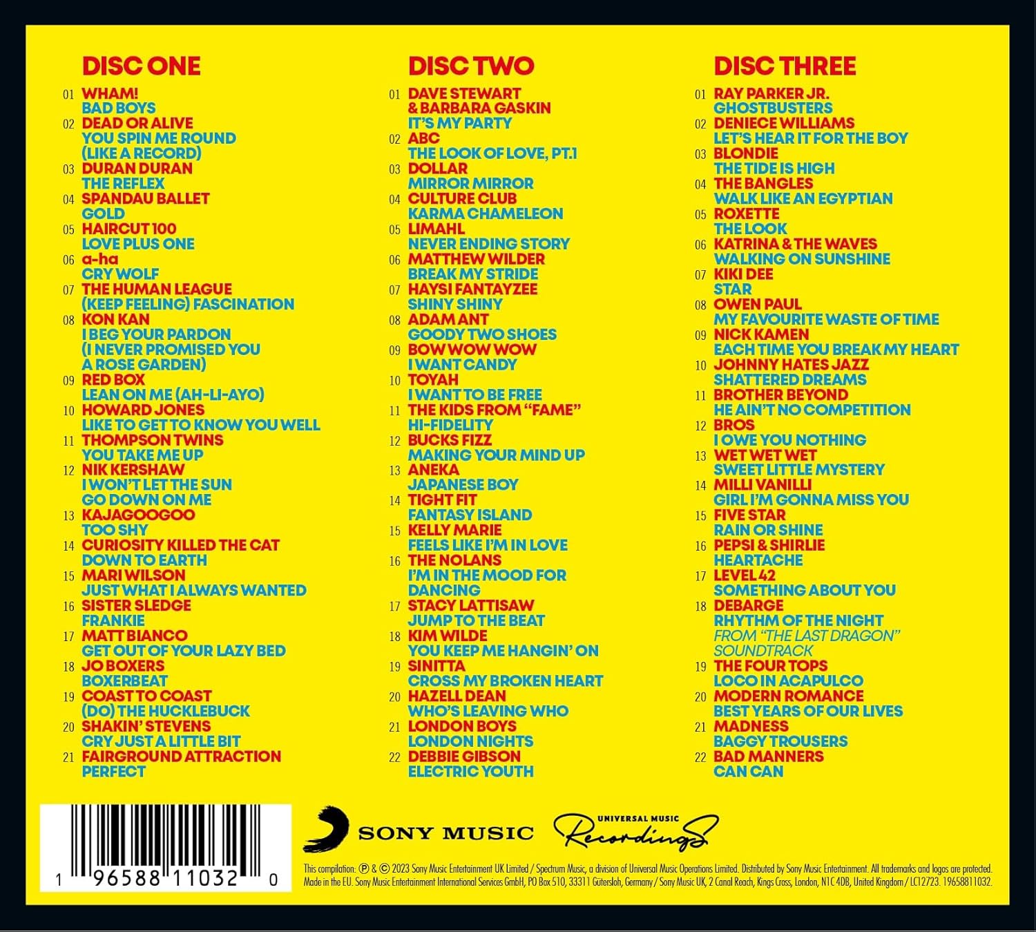 Various Artists - The Hits Album: The 80s Pure Pop Album [Audio CD] 2