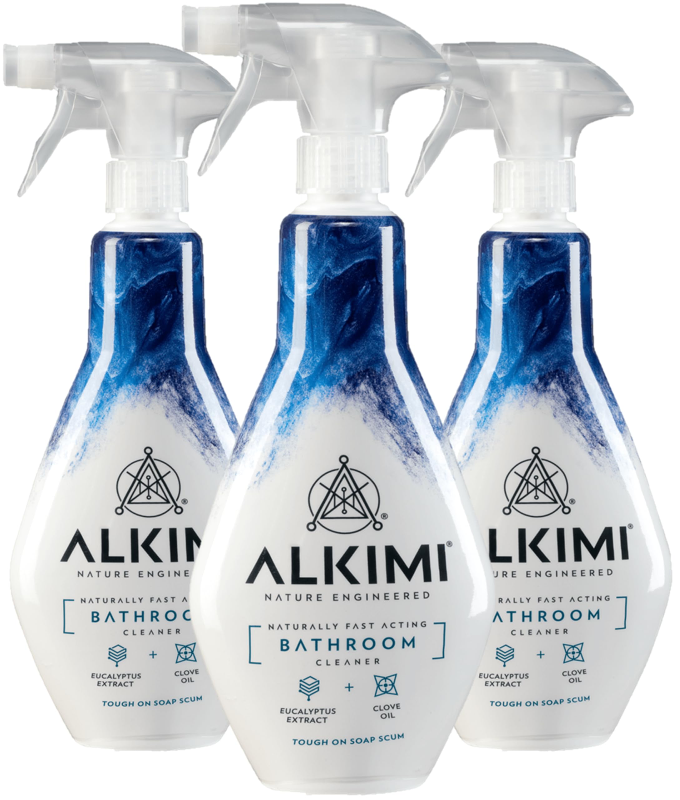 ALKIMI Bathroom Cleaning Spray - Powerful Cleaning, Natural Ingredients, Pack of 3 x 500 ml 1