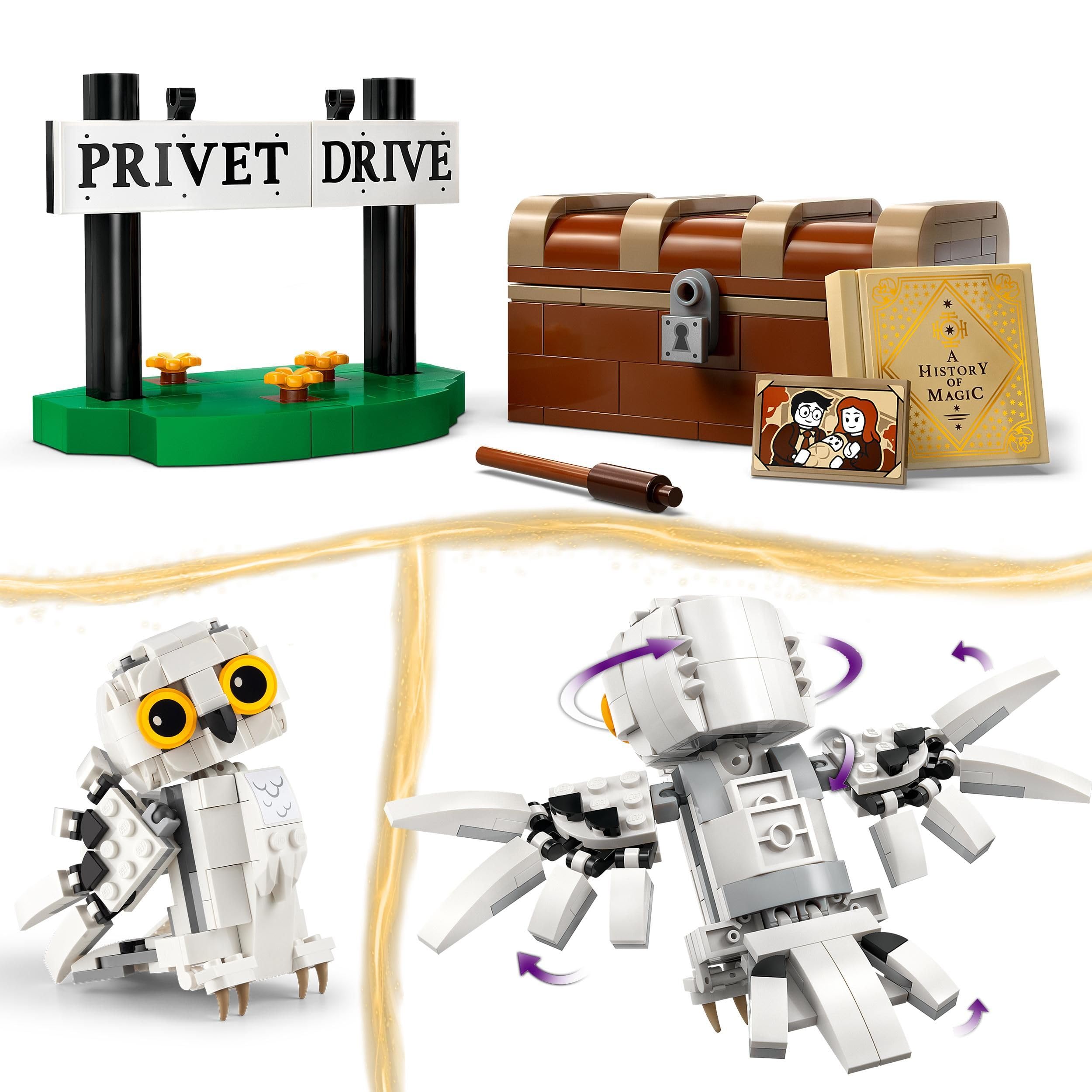 LEGO Harry Potter Hedwig at 4 Privet Drive Building Set | Model 76425 | Ages 7+ 3