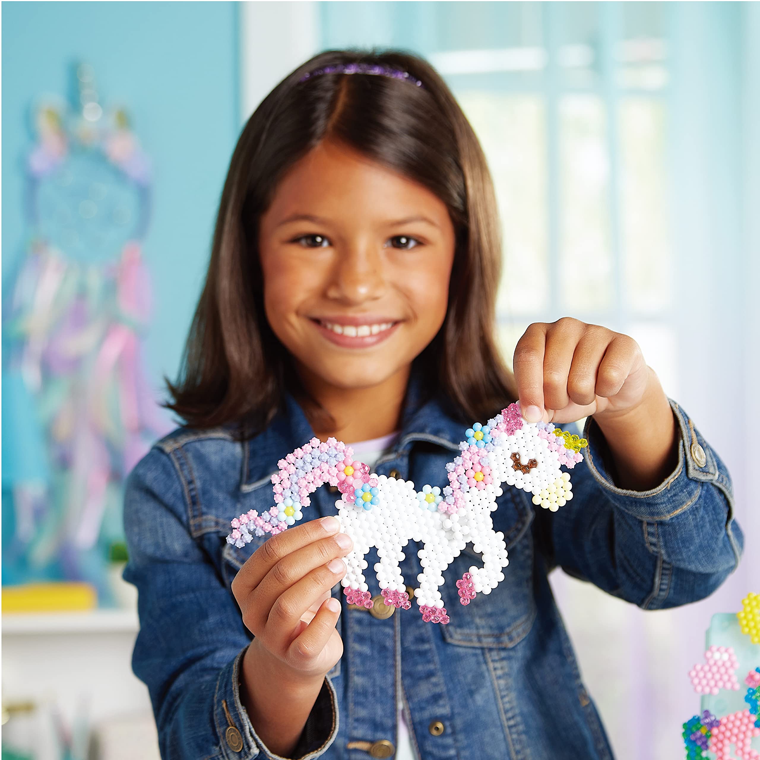 Aquabeads Mystic Unicorn Set - 1500+ Beads in 24 Colors | Ages 4+ 4