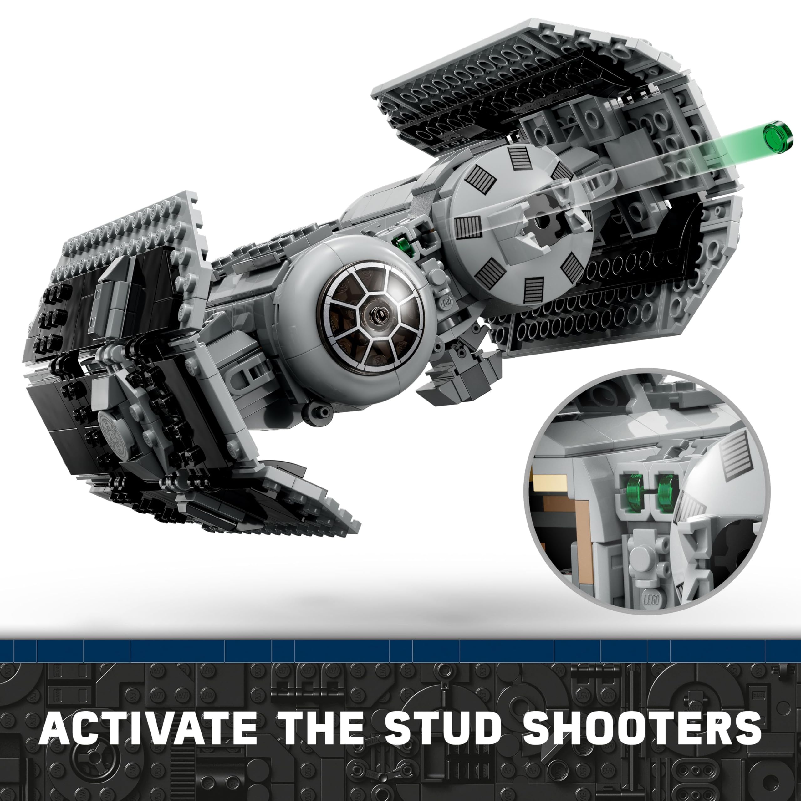 LEGO Star Wars 75347 TIE Bomber Building Set | Torpedo-Dropping Function | Incl. 3 Minifigures & Droid | Ages 9+ 4