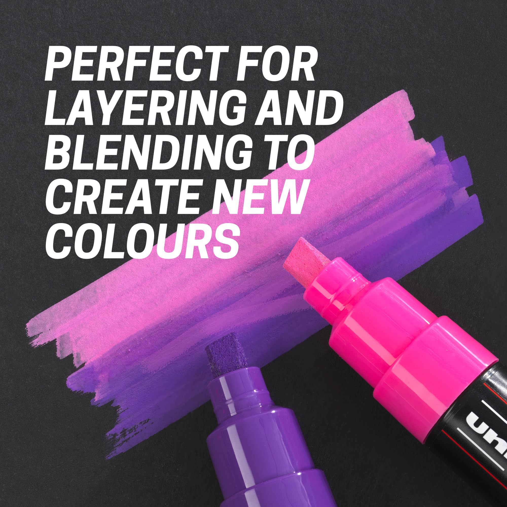 Posca PC-3M Fine Acrylic Paint Marker Pens - 8 Standard Colours | 0.9-1.3mm Tip 5