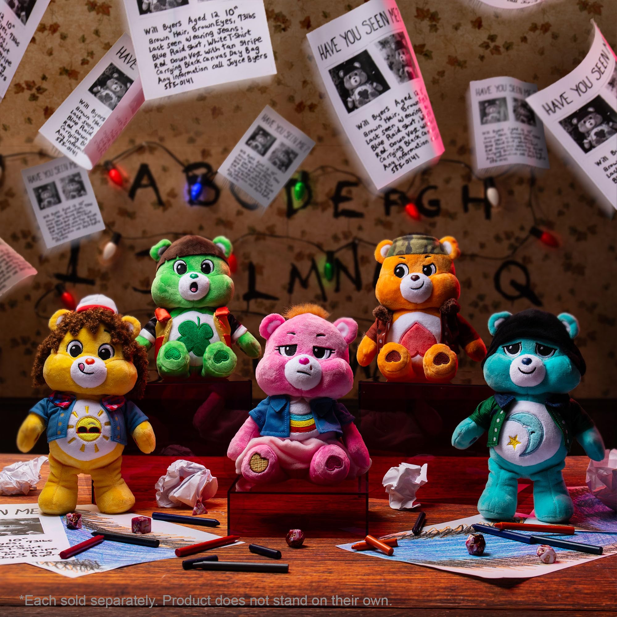 Care Bears Good Luck Bear as Will 22 cm Plush | Stranger Things Crossover | Unisex 5