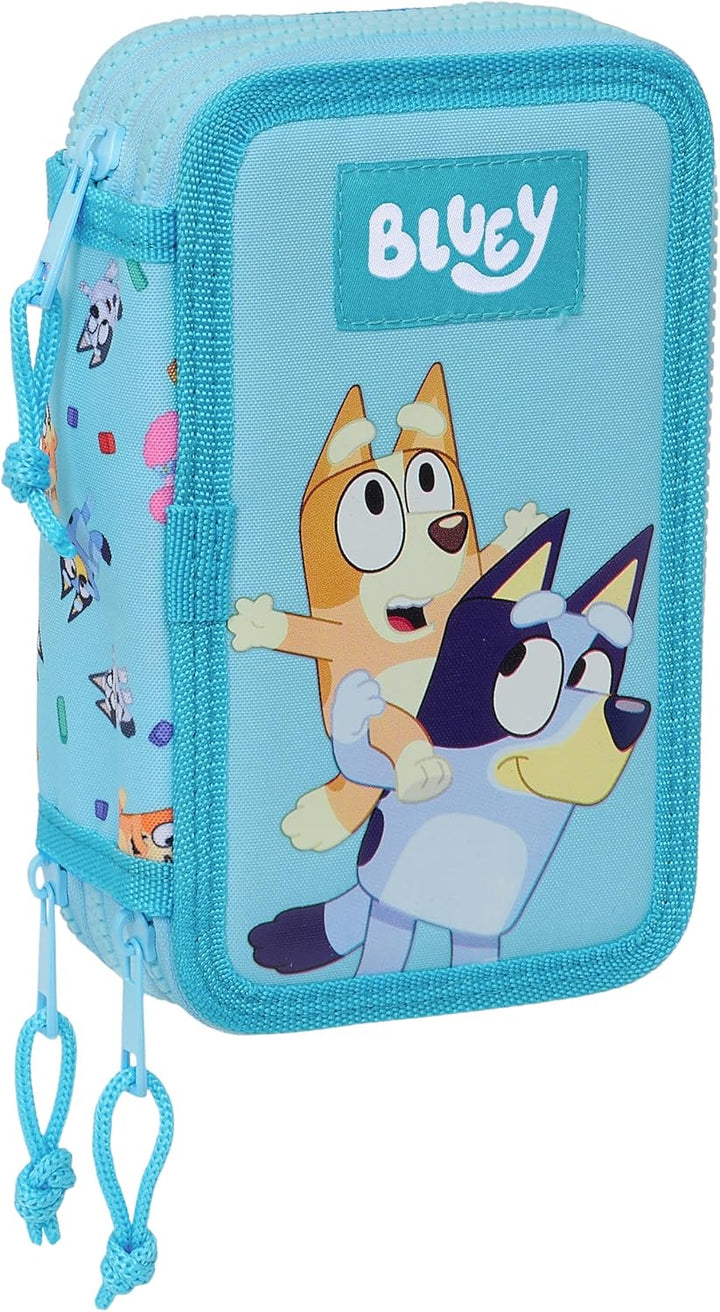 Safta Blue School Pencil Case with 36 Tools Included, Children's Pencil Case (M857-412433857)