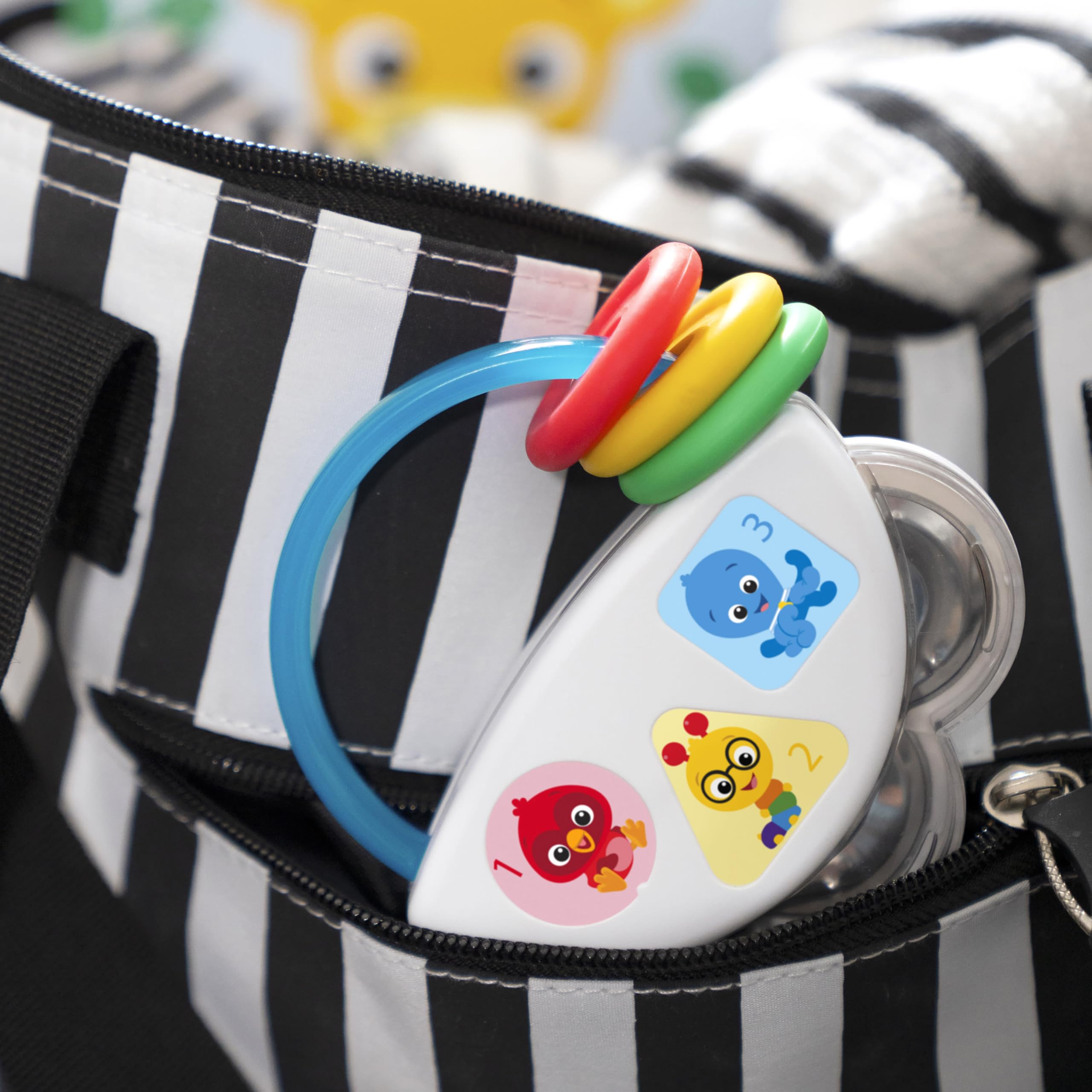 Baby Einstein Tiny Tambourine Musical Toy & Rattle - Multicolored, Model 12925 4