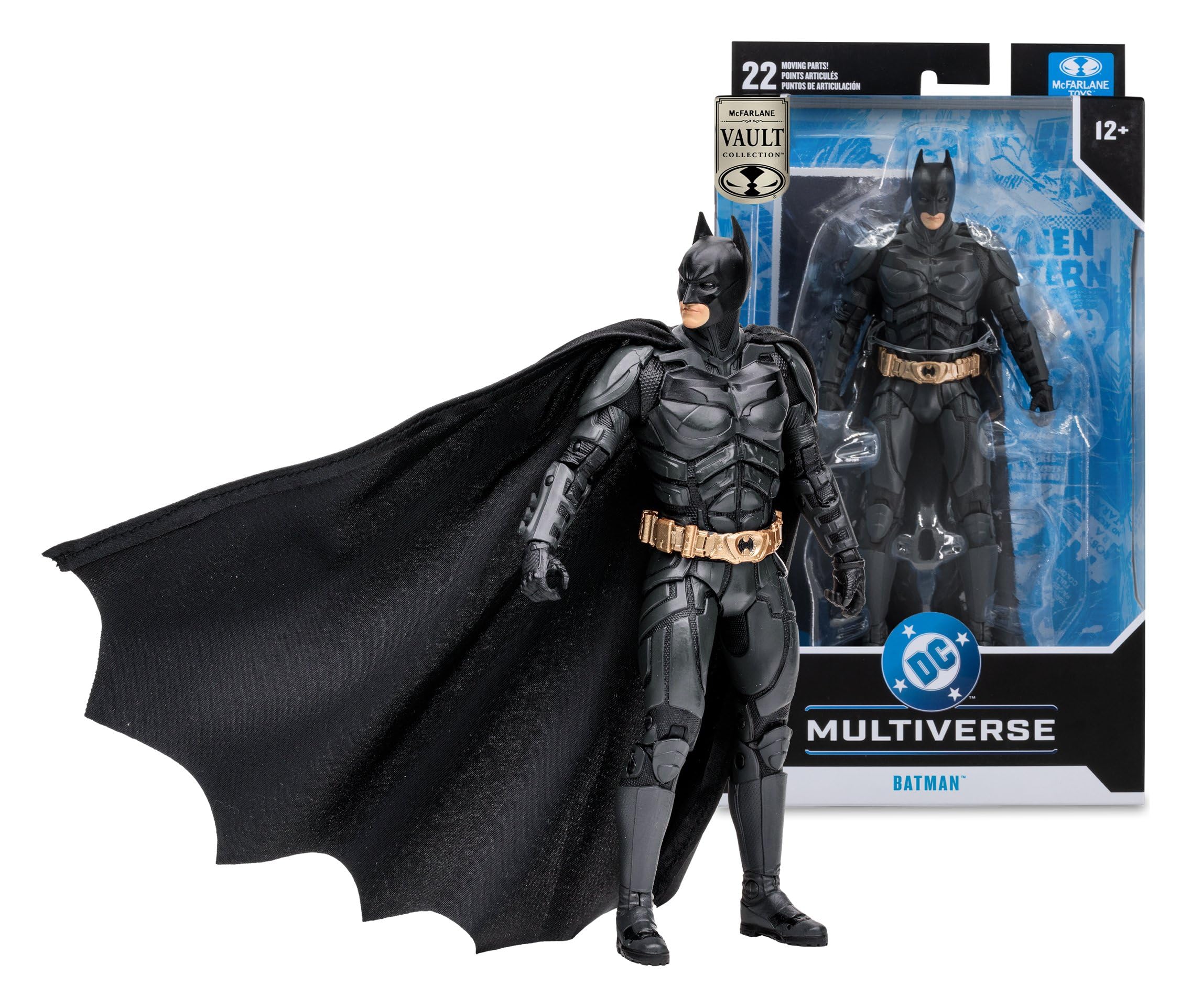 McFarlane DC Multiverse Batman (The Dark Knight) 7in Action Figure | Ultra Articulation 3