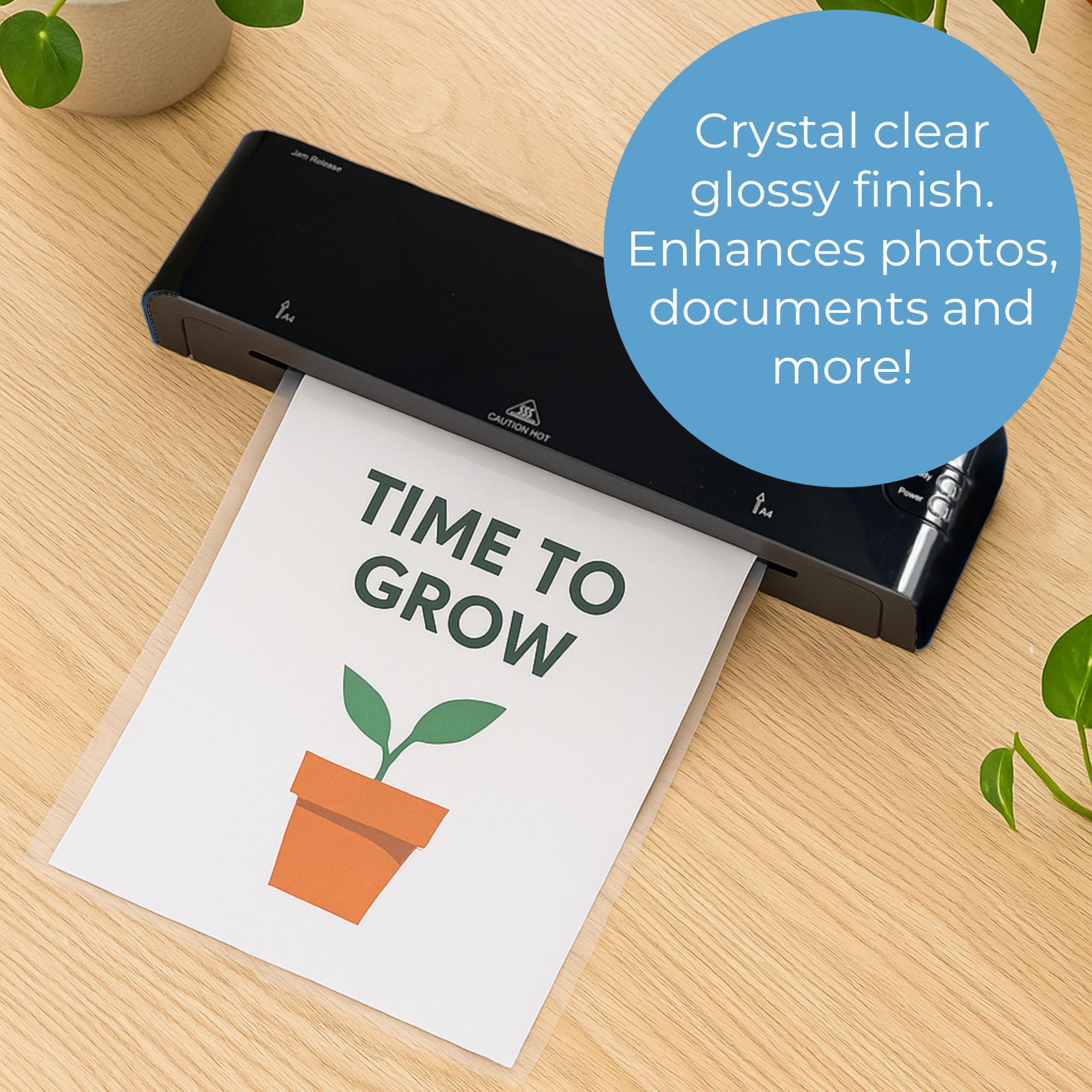 Cathedral Products A4 Laminating Pouches - 150 Micron Thickness | Pack of 20 | Crystal Clear Gloss Finish