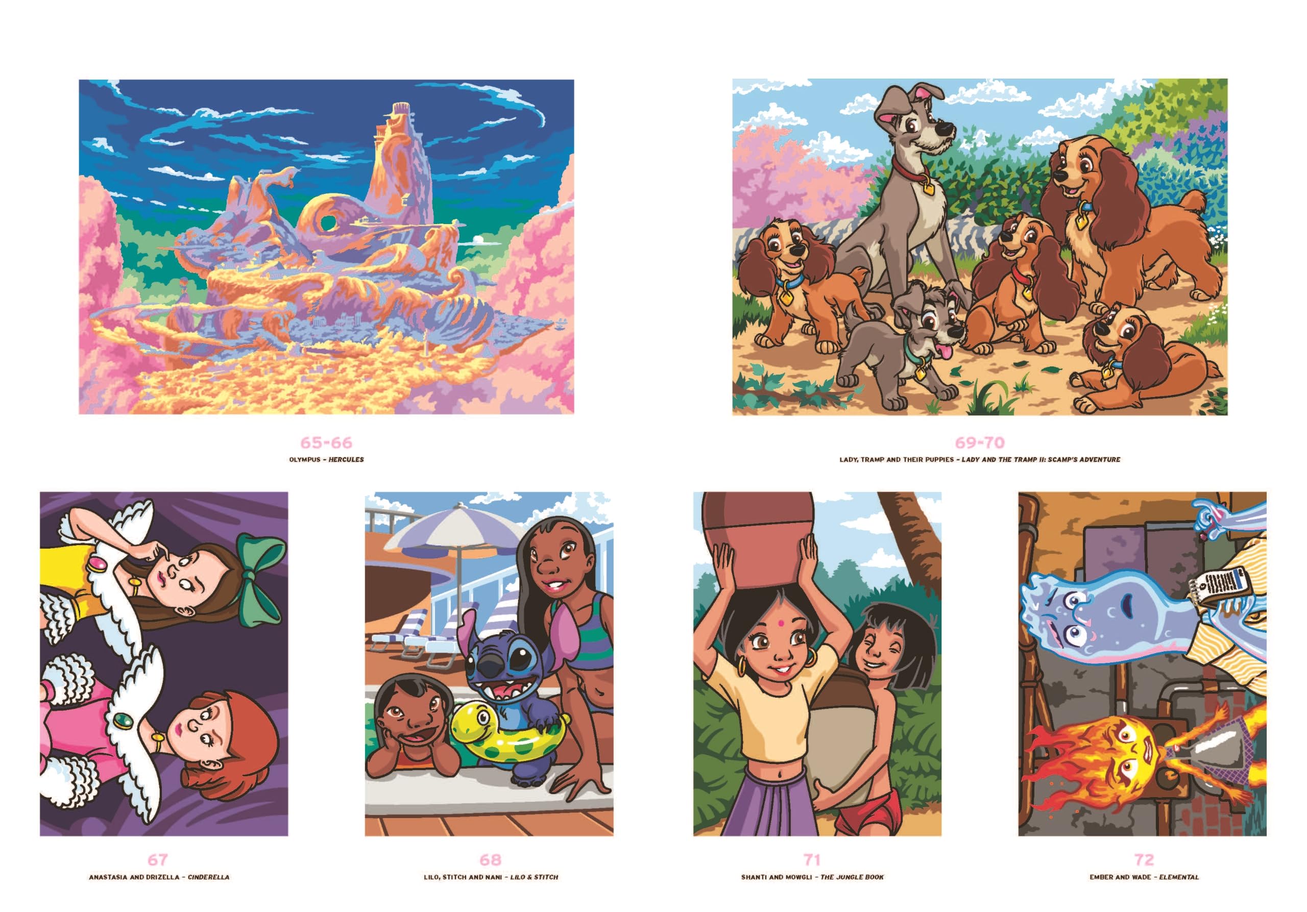 HACHETTE HEROES Mystery Colouring - Classics Vol 2: Colour the numbers and reveal the picture | 128 pages | English, French 5