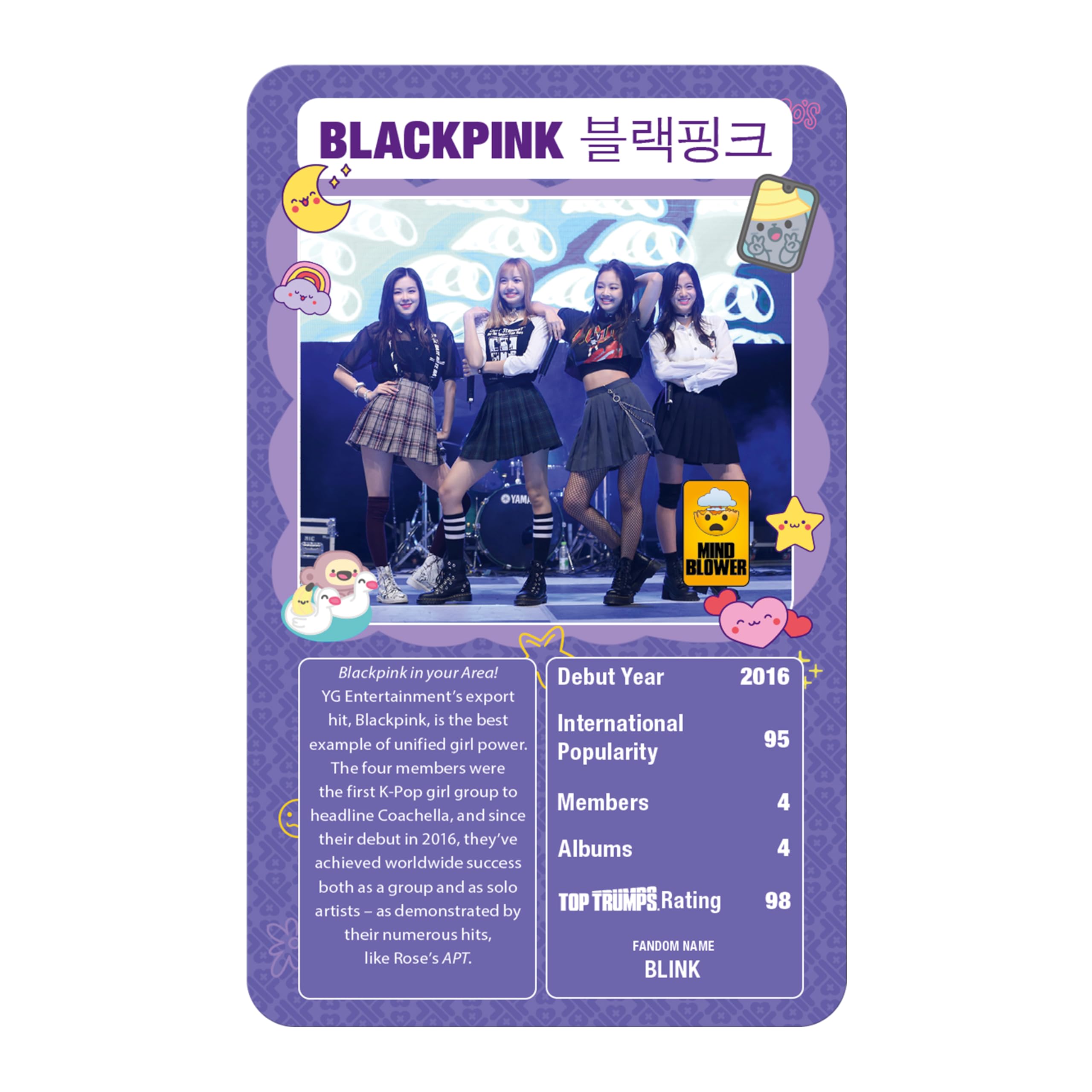 Top Trumps K-Pop Card Game with BTS, Seventeen, NJZ, PSY, Jessi 4