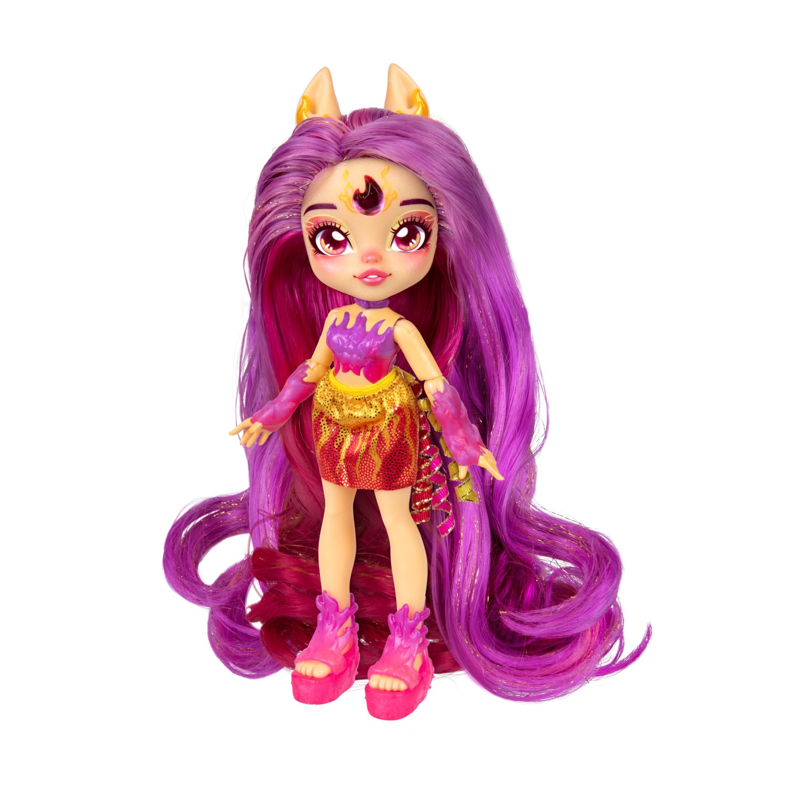 Magic Mixies Pixlings Deluxe Pack - Pippa the Firehorse with Shimmer Reveal & Mini Mixie 3