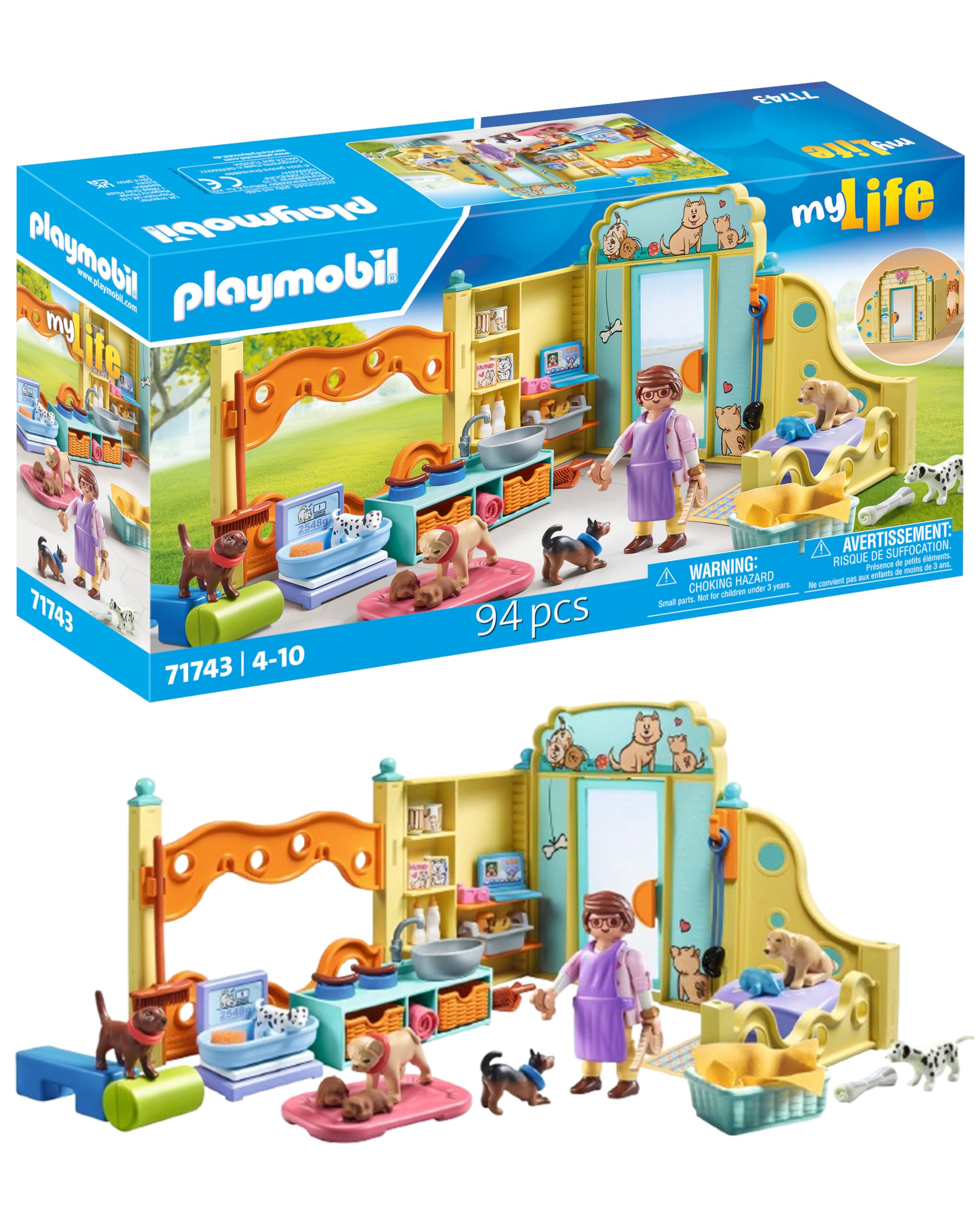 Playmobil My Life Puppy House Playset | Ages 4+ | Model 71743 1