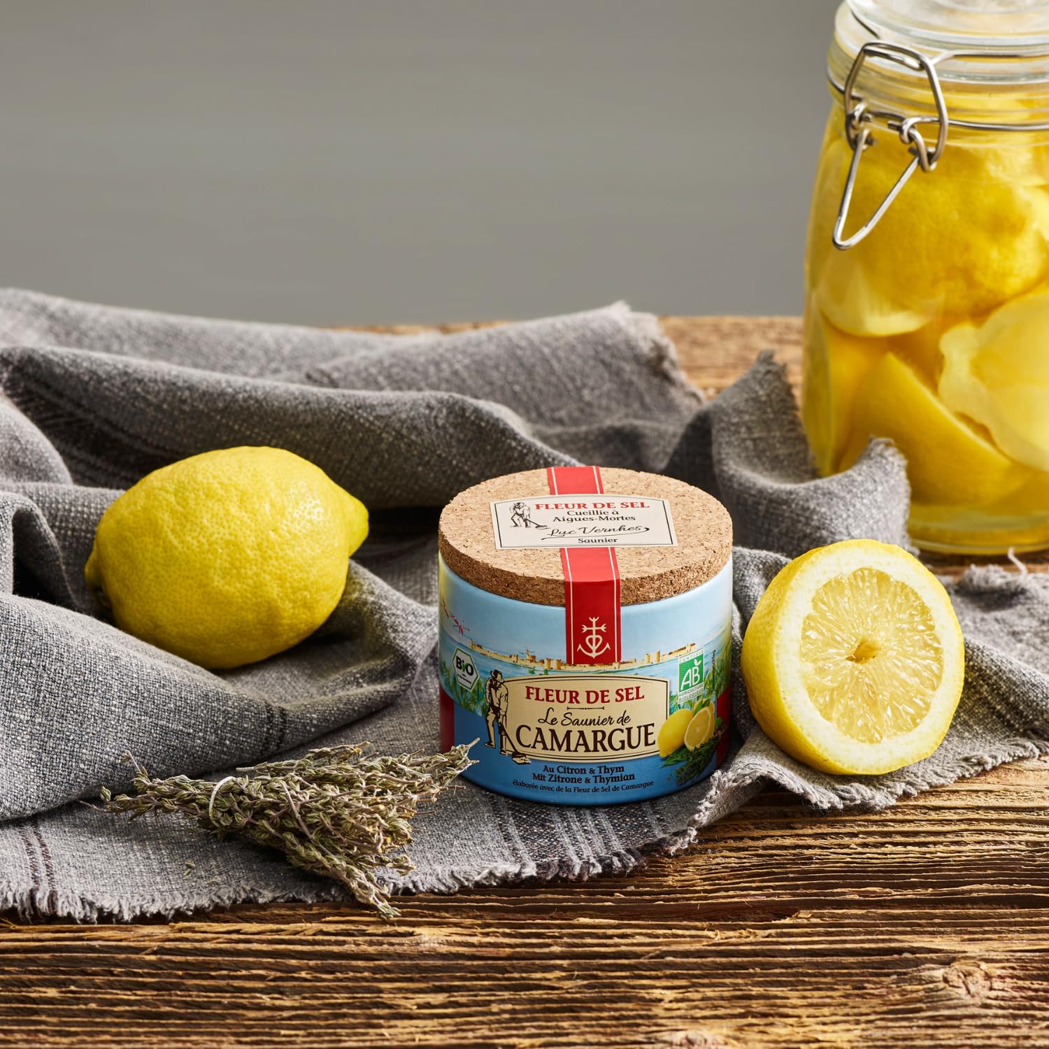 Le Saunier De Camargue Fleur de Sel Lemon and Thyme Sea Salt Flakes - 125g 6