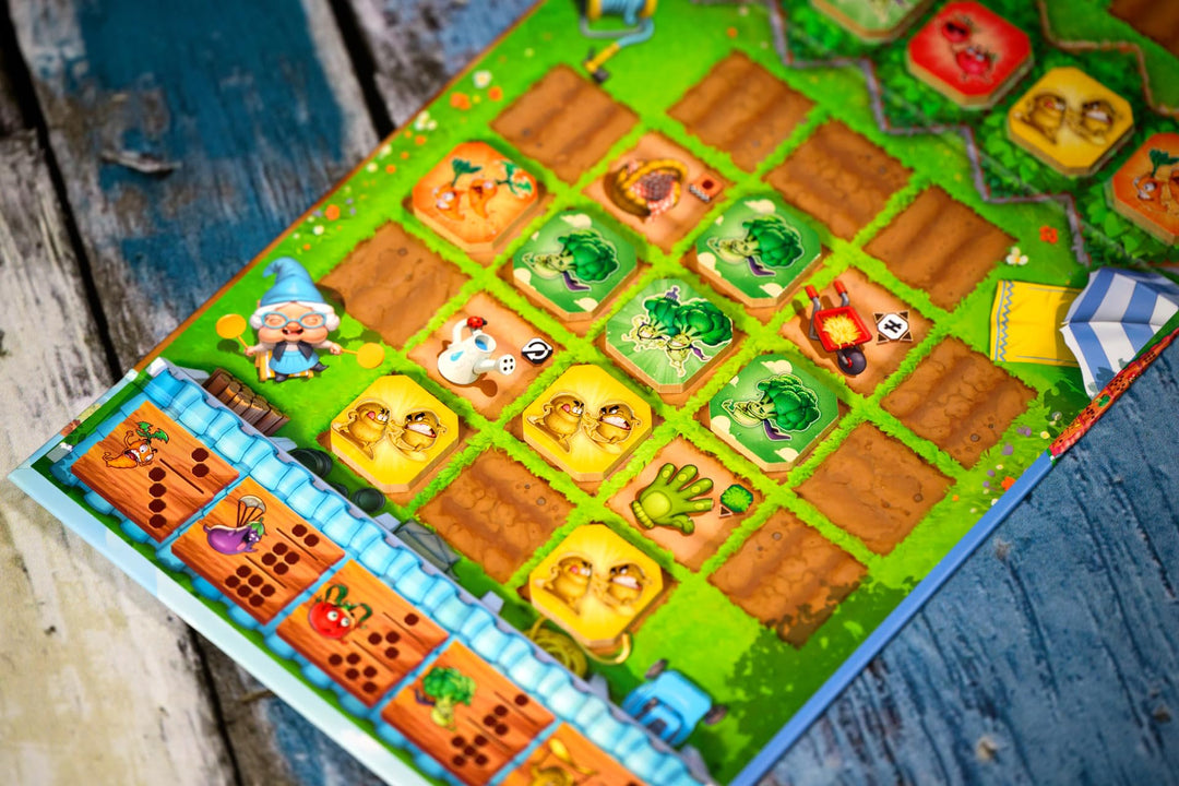 SPACE Cowboys | Garden Rush | Board Game | Ages 10+ | 2 Players | 30 Minute