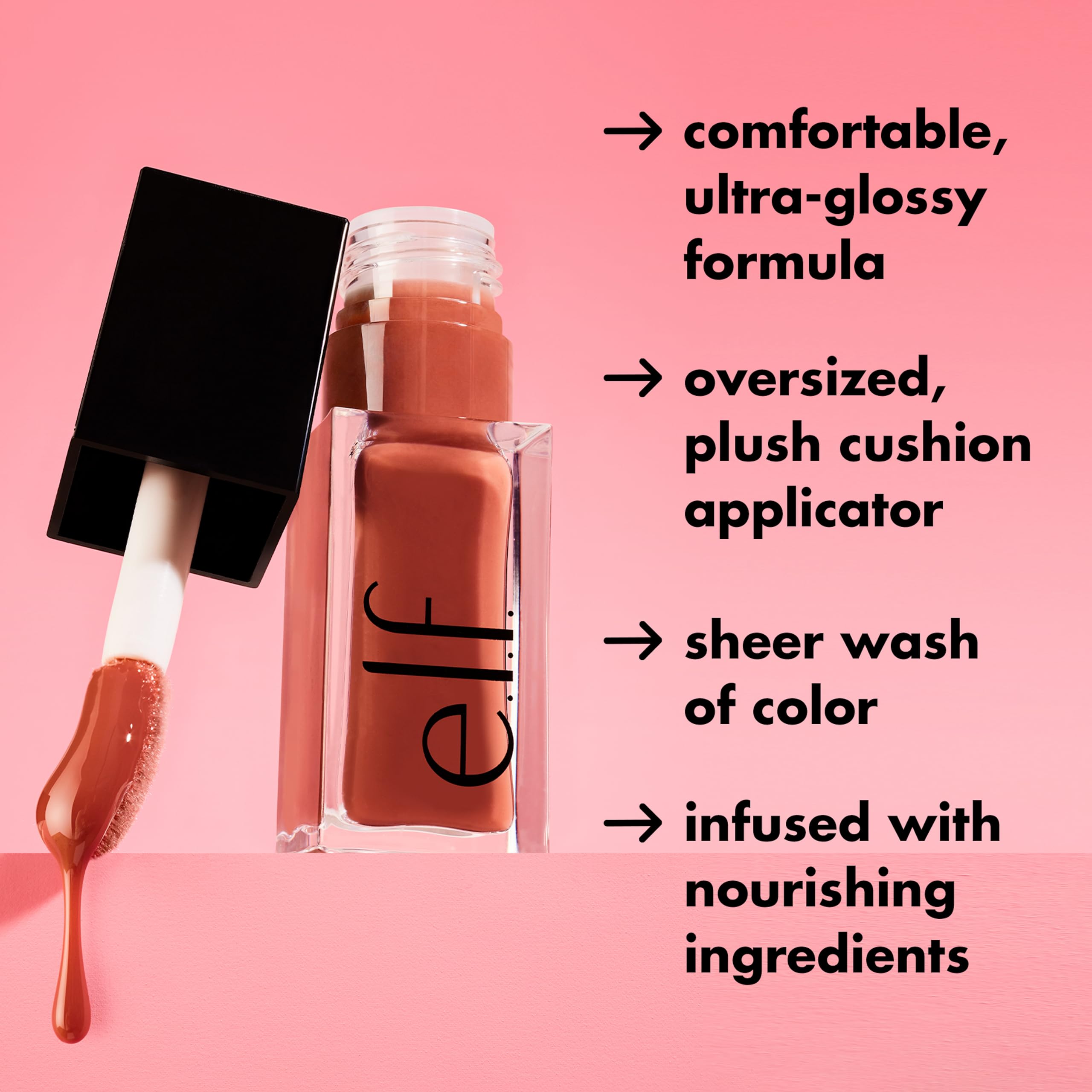 e.l.f. Glow Reviver Lip Oil - Tinted Lip Oil with Nourishing Oils (7.6 g) 4