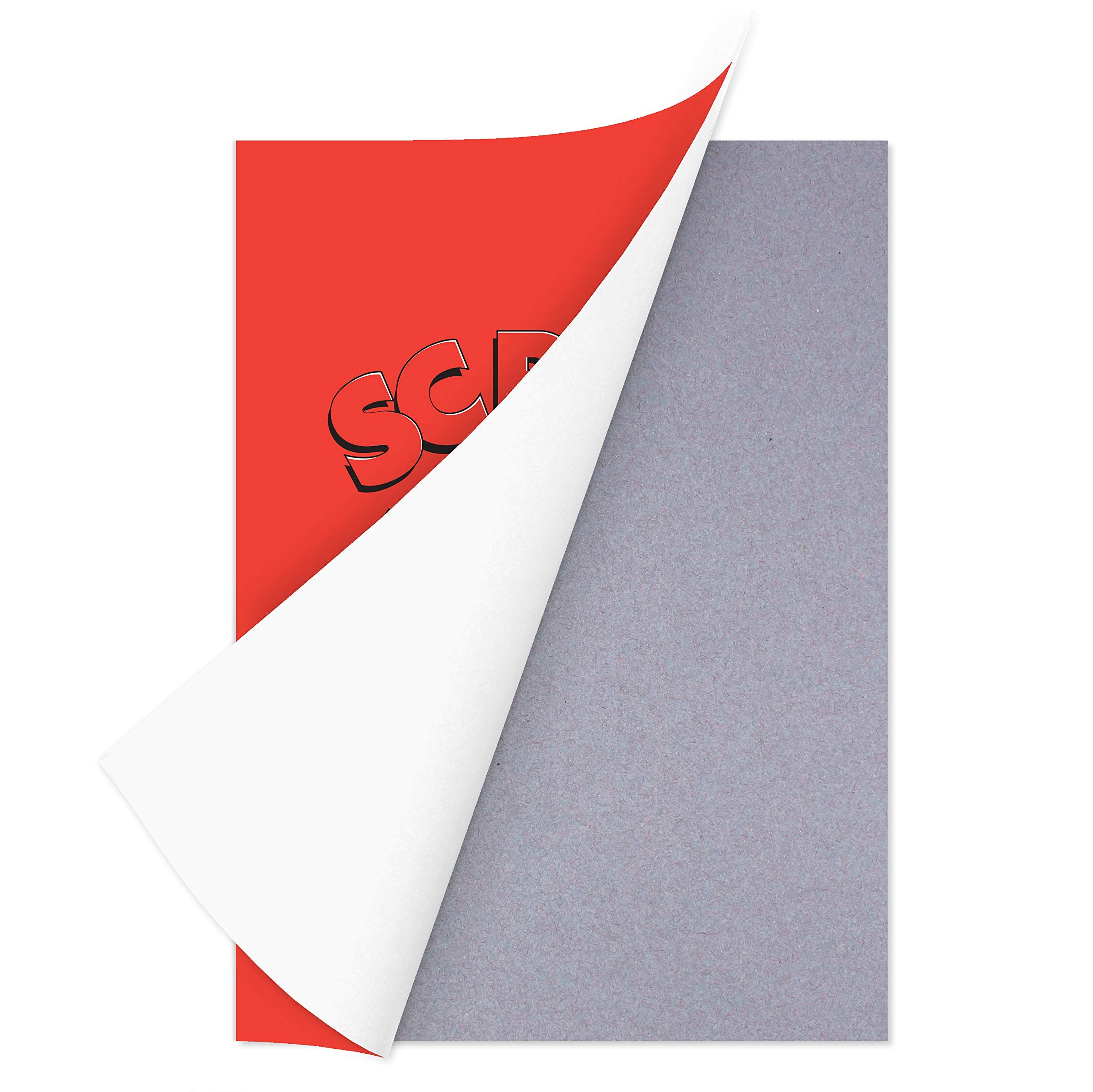 Silvine A4+ Classic Scrapbook - 24 Pages of 120gsm Sugar Paper | Red Cover | 377 x 251mm
