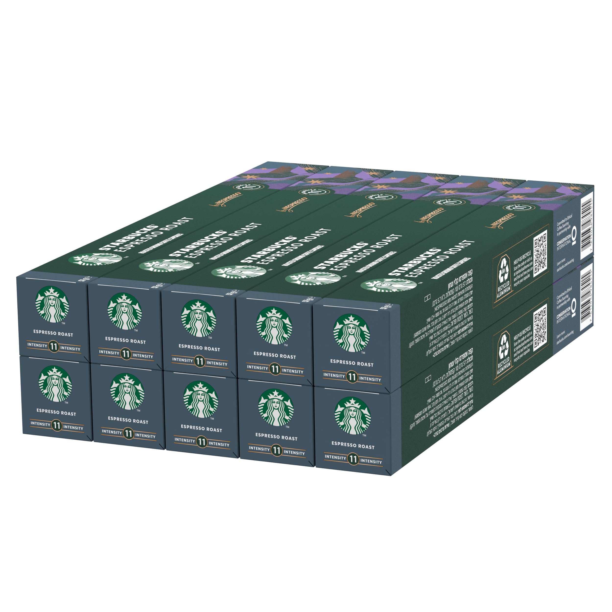 STARBUCKS Espresso Roast Dark Roast Coffee Capsules for Nespresso Machines | 10 Count 1