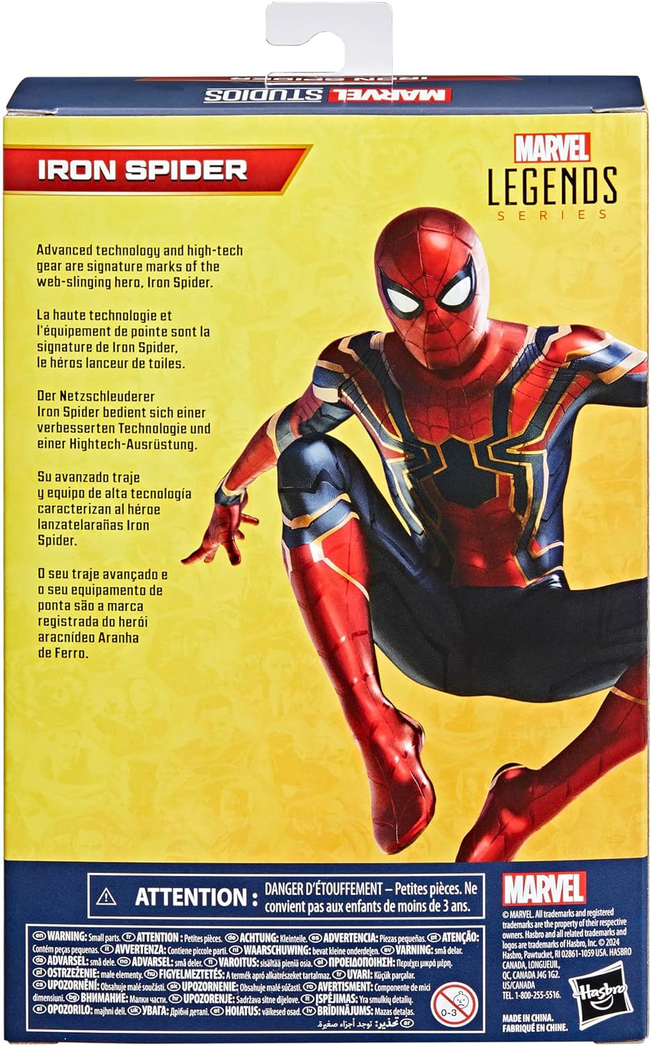 Marvel Legends Iron Spider Action Figure - Inspired by Avengers: Endgame, 6-Inch Collectible with Articulation & Web FX 8