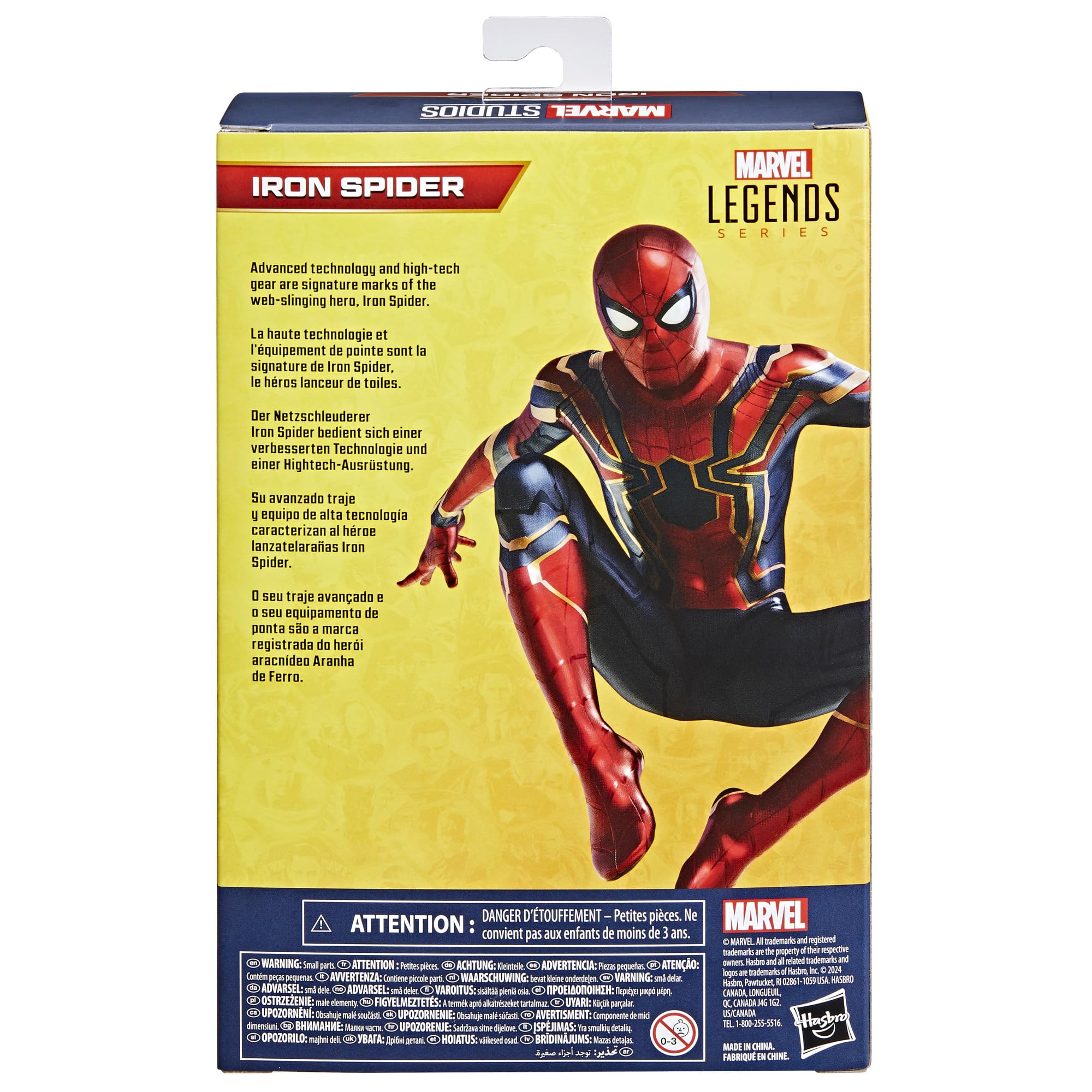 Marvel Legends Iron Spider Action Figure - Inspired by Avengers: Endgame, 6-Inch Collectible with Articulation & Web FX 18