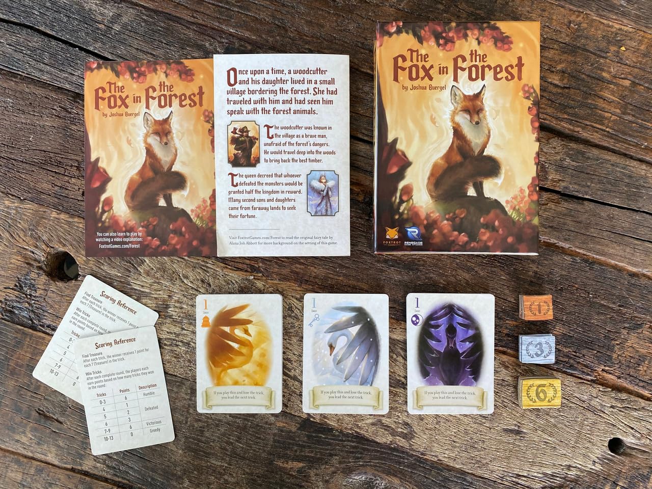 Renegade Game Studios Fox in the Forest Card Game | Ages 10+ | 2 Players | 30 Min 5