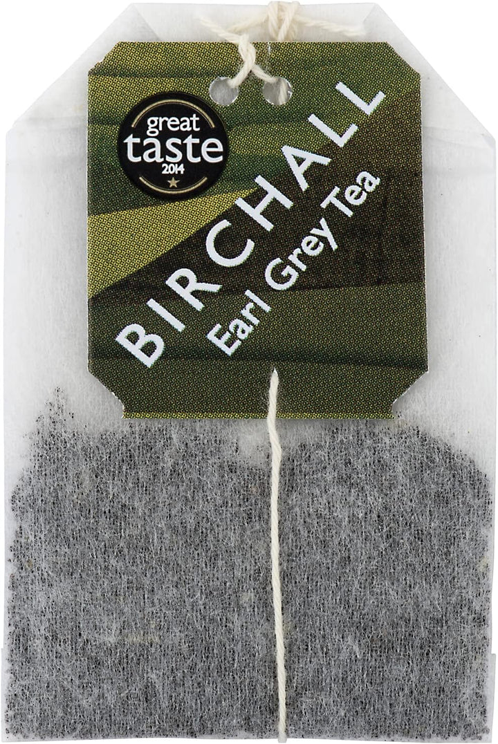 Birchall Earl Grey Tea | Black Tea with Natural Bergamot | 100 Plant-Based Tagged Tea Bags