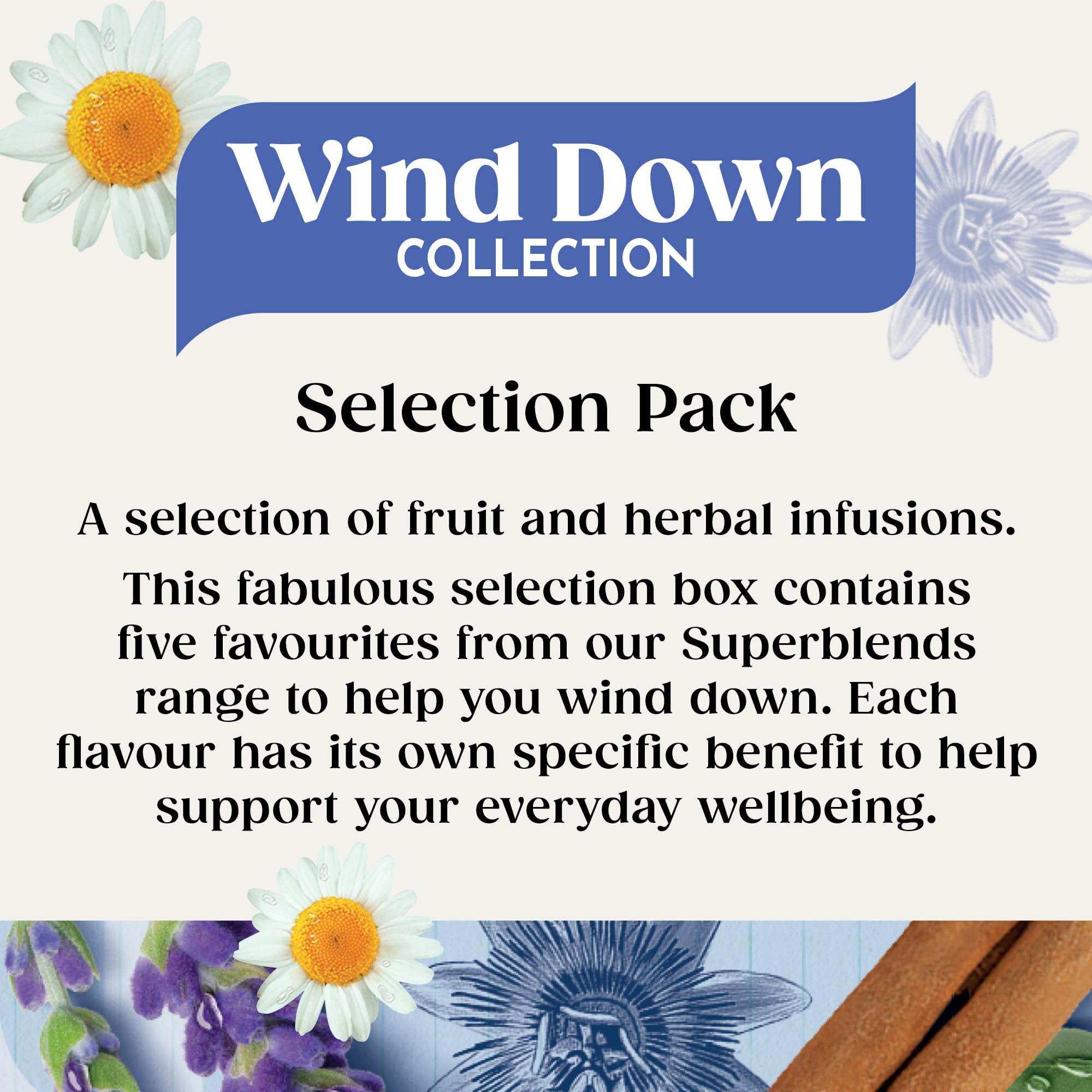 Twinings Wind Down Collection - Herbal Tea Selection for Sleep, Calm & Relaxation 6