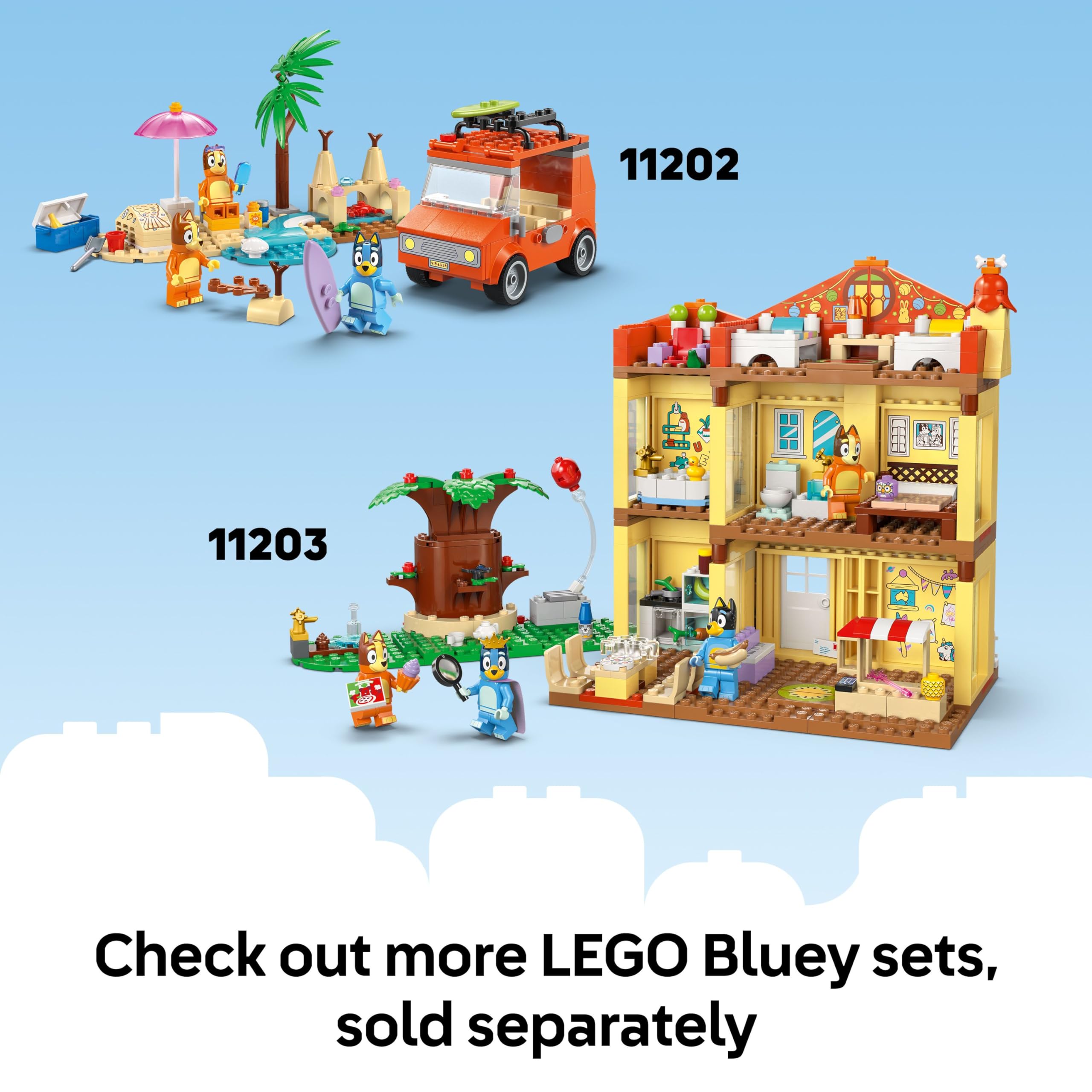 LEGO Bluey Playground Fun with Bluey and Chloe Building Set | Ages 4+ | Model 11201 8
