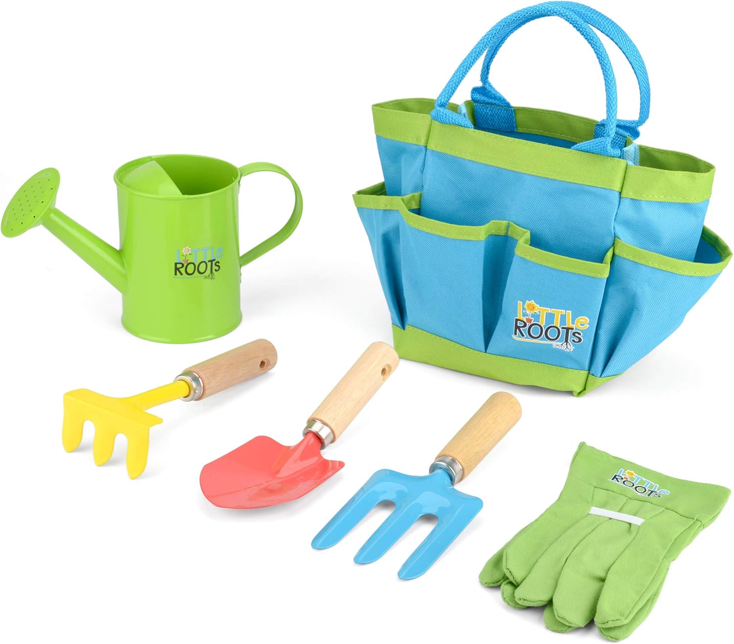 Little Roots Kids Gardening Tool Kit Bag - BGG1653, Toy Tool Set for Children Ages 3+ 1