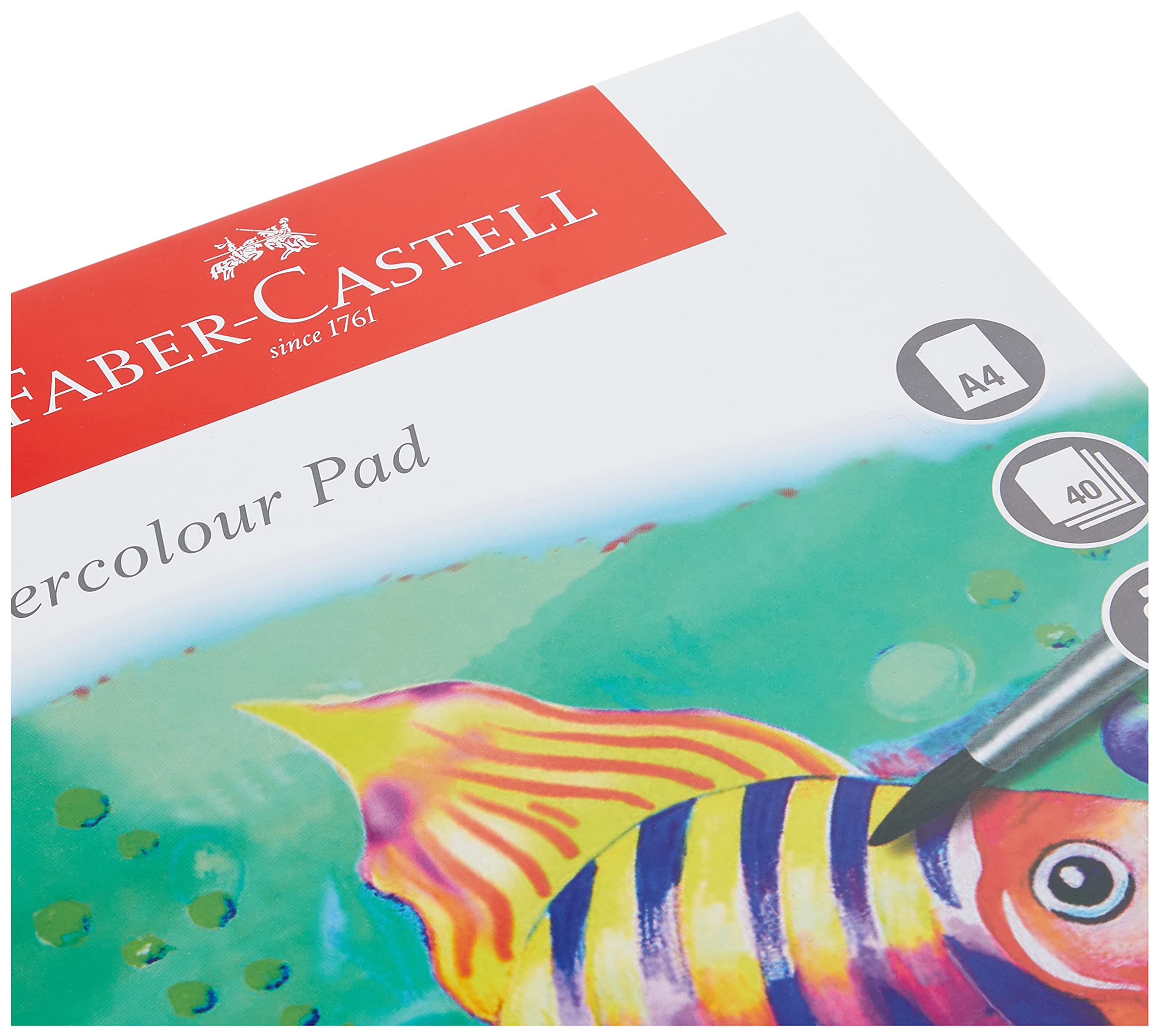 Faber-Castell A4 Watercolour Pad | 140 g/m2 Paper | 40 Sheets 2