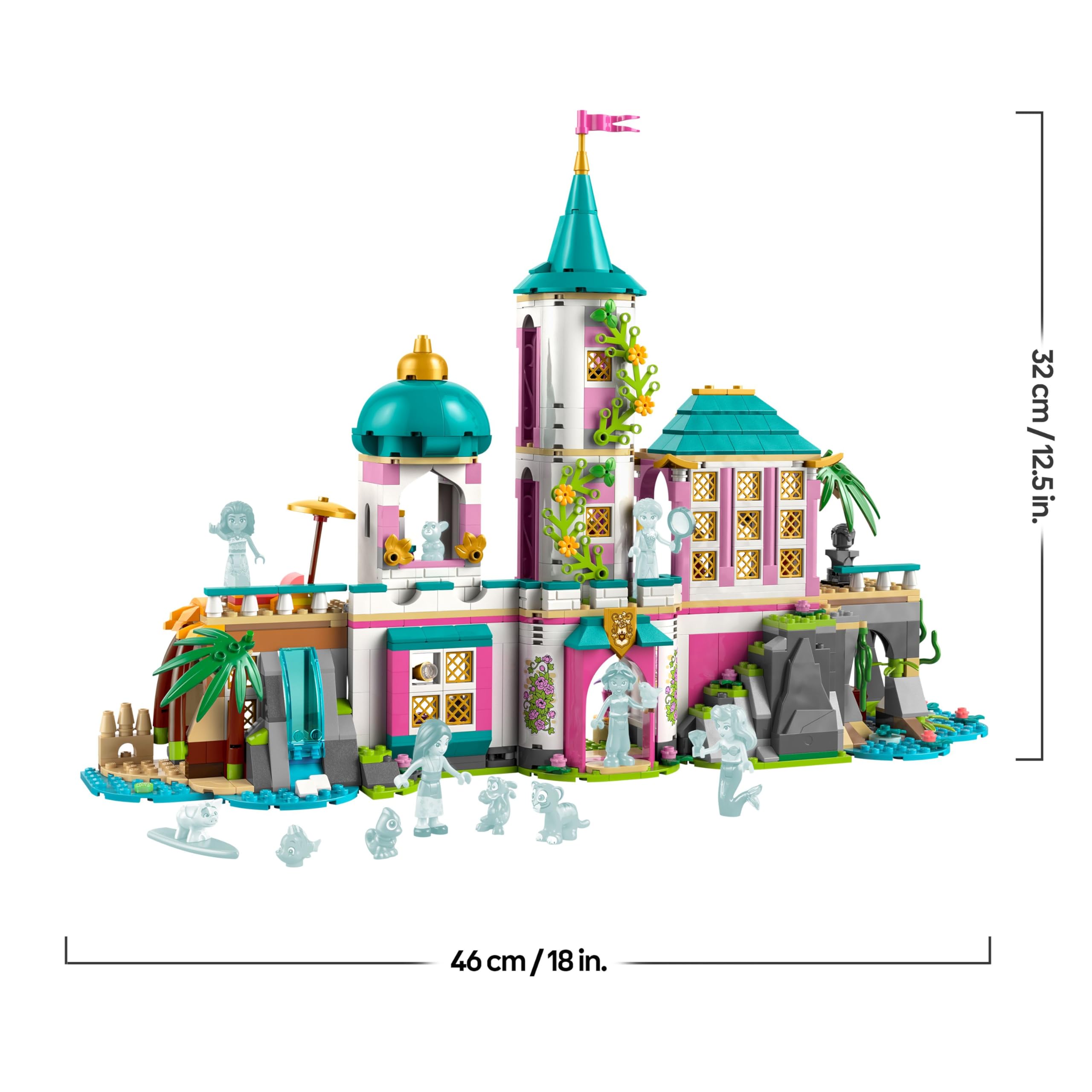 LEGO Disney Princess Castle & Royal Pets Building Set | 5 Minidolls | Ages 6+ | Model 43267 6