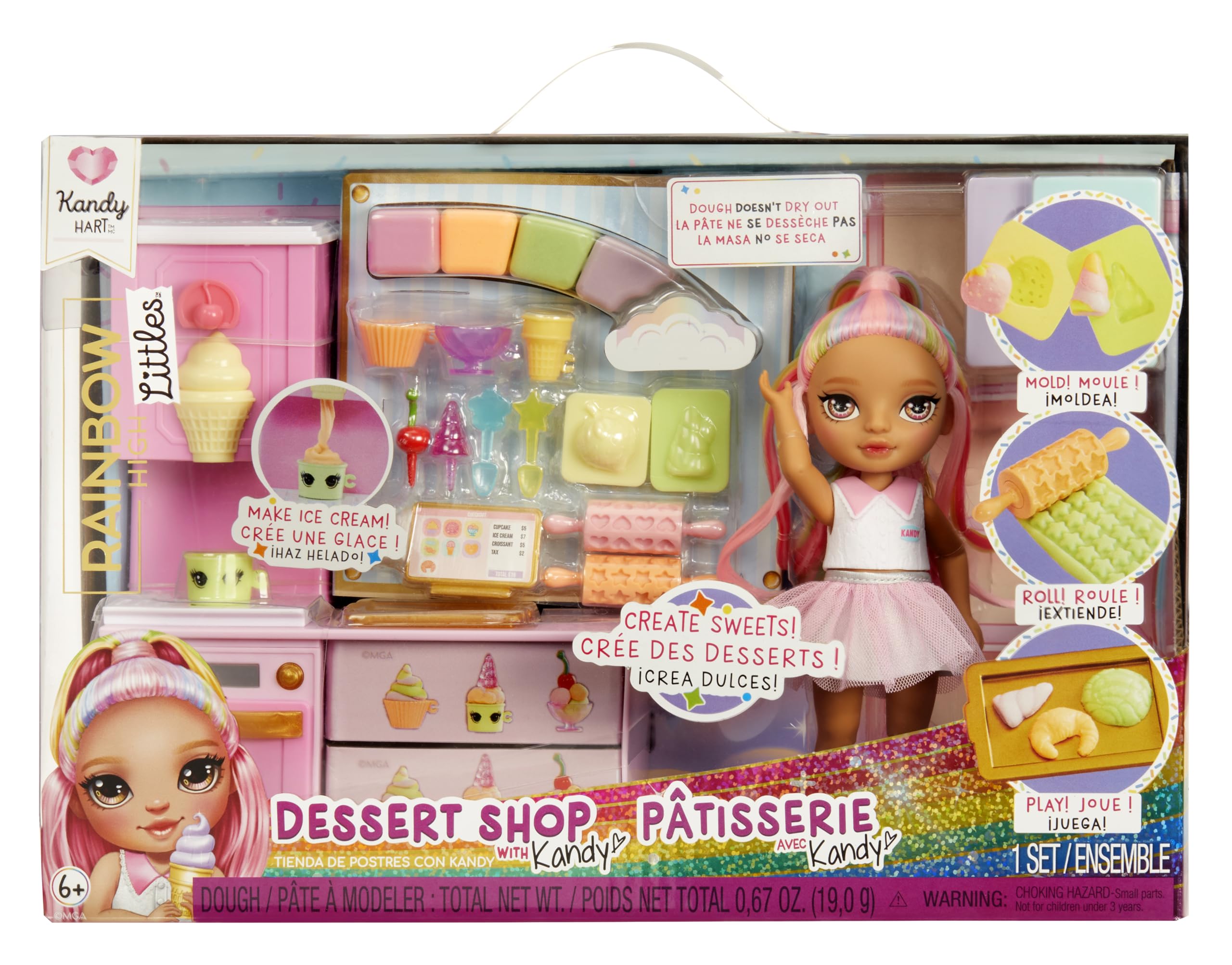 Rainbow High Littles Dessert Shop with Kandy Playset - Doll & Sweet Treats Kit 1