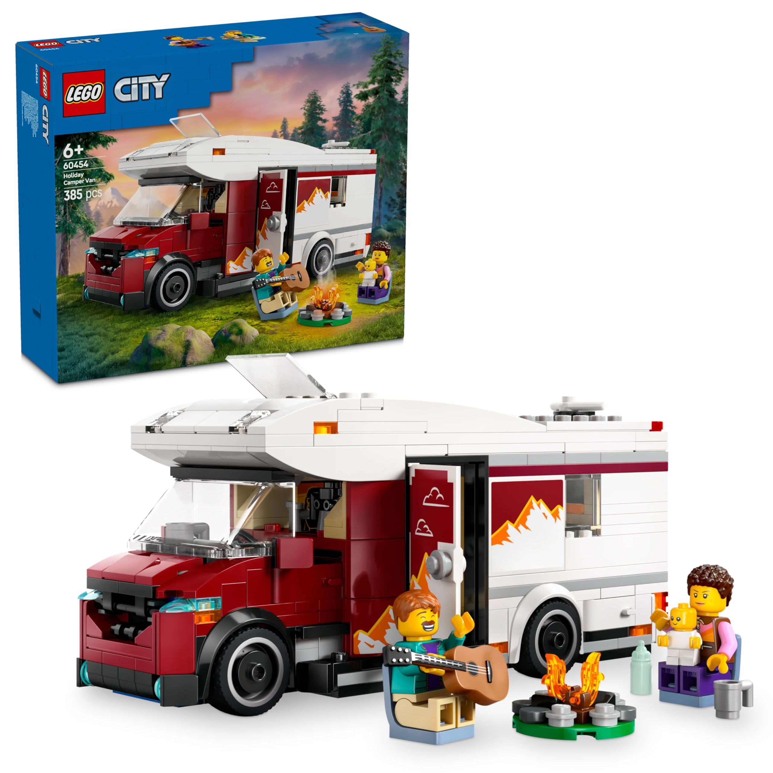 LEGO City Holiday Adventure Camper Van Toy - Building Set for 6+ Year Olds 1