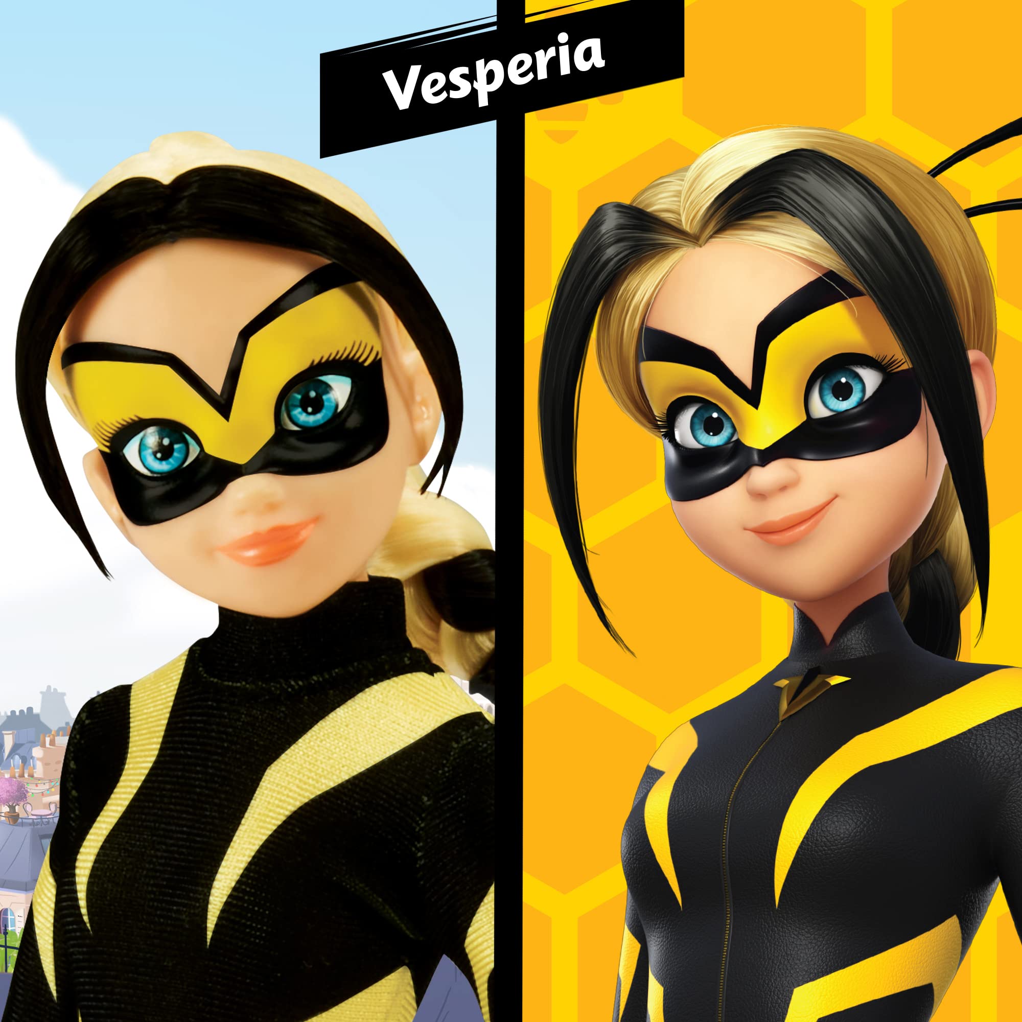 Miraculous Ladybug & Cat Noir - 26cm Vesperia Fashion Doll with Kwami & Accessories | Bandai Action Figure 16