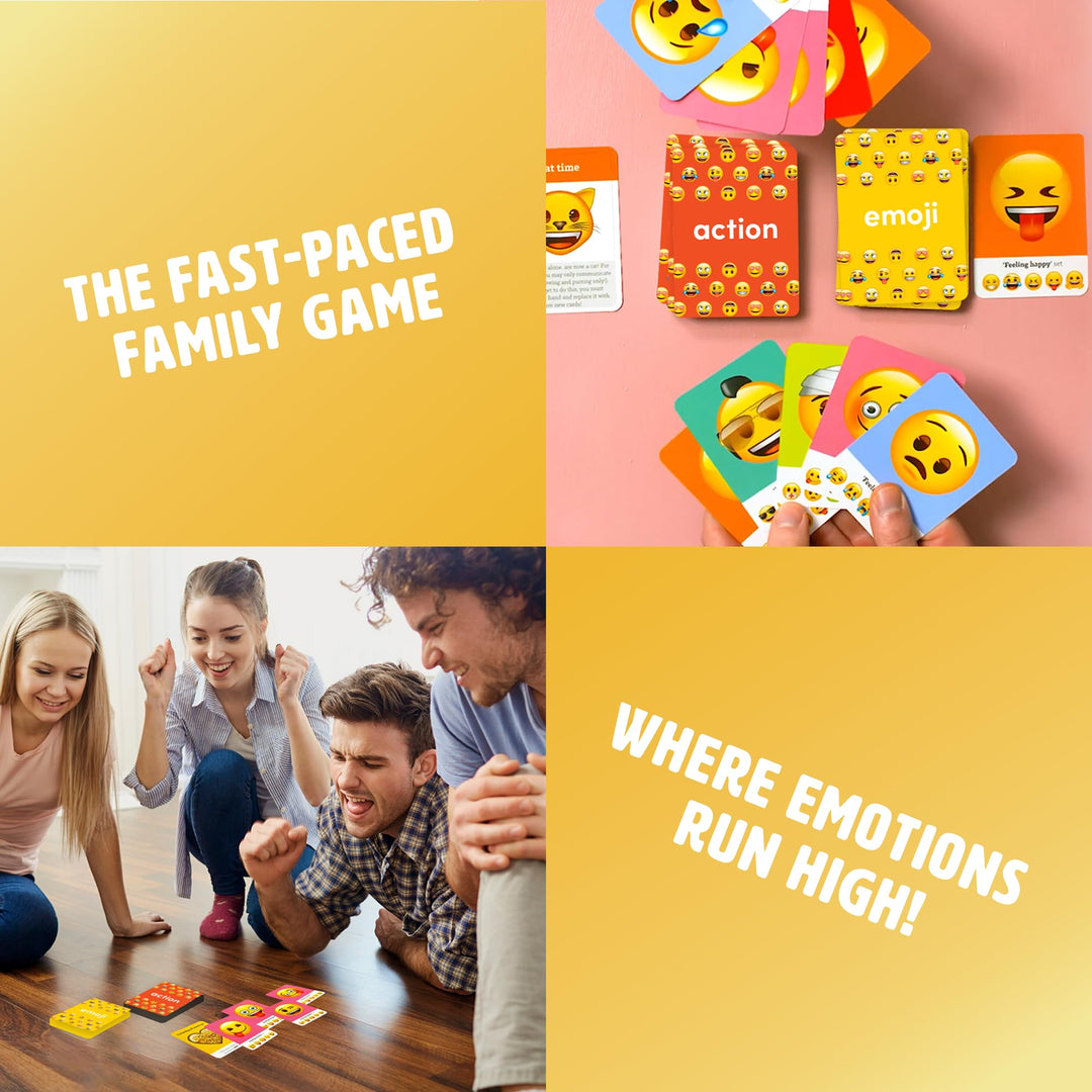 Offizielles Emoji-Kartenspiel von Ginger Fox für die Familie – Sammeln Sie alle Emoji-Karten in diesem urkomischen Partyspiel
