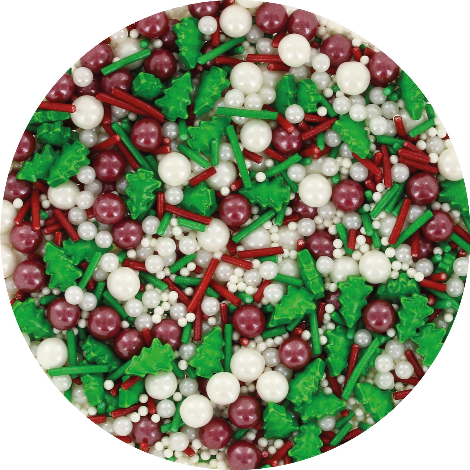 Baked with Love - Christmas Sprinkles Edible Decorations 100g 5
