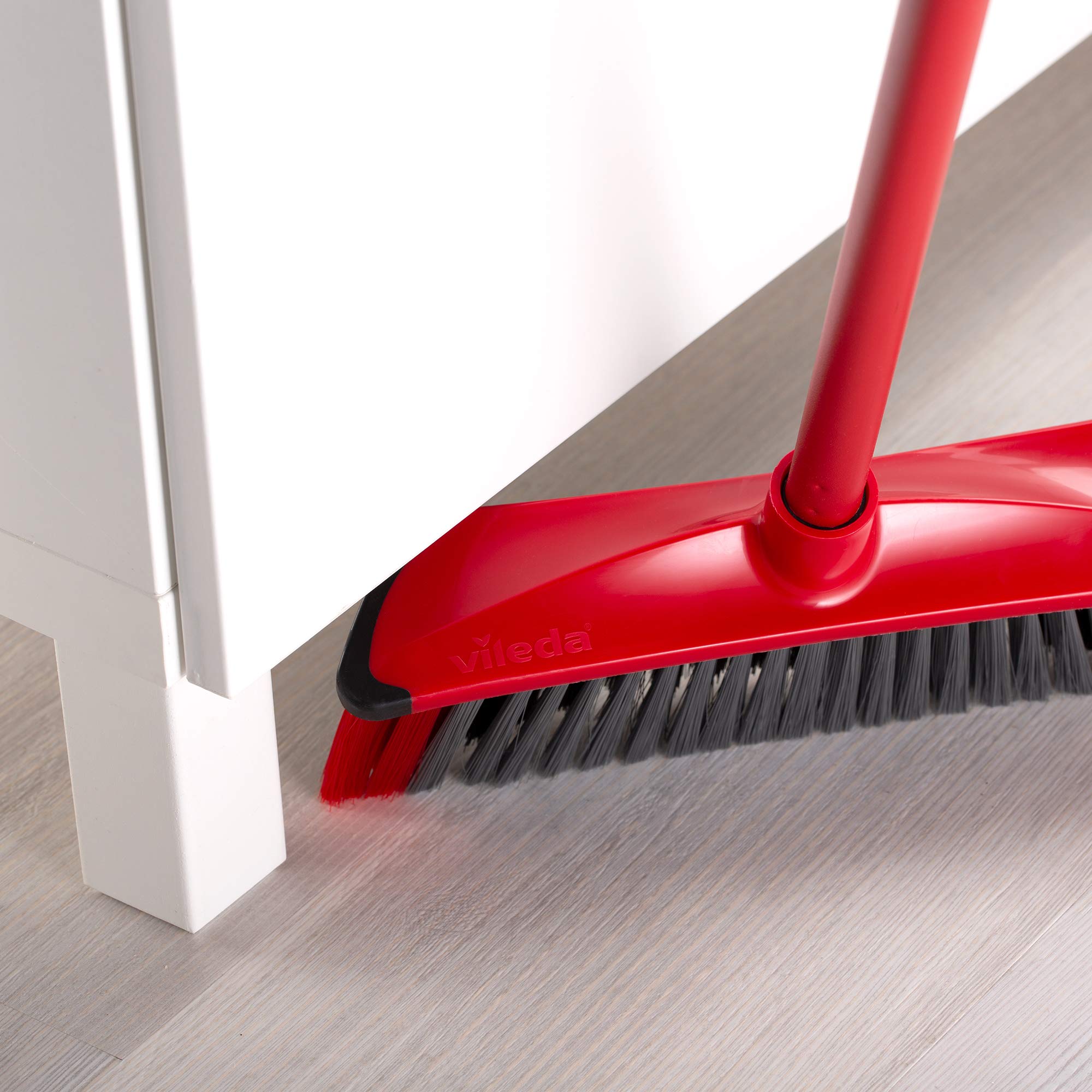 Vileda 3Action Broom Plus Long Handled Dustpan Set, Red 5