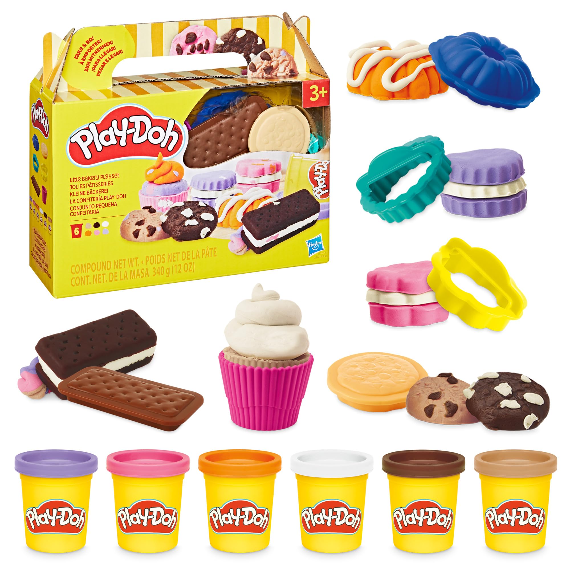 Play-Doh Little Bakery Playset - Pretend Kitchen Play for Kids 3 Years and Up 1