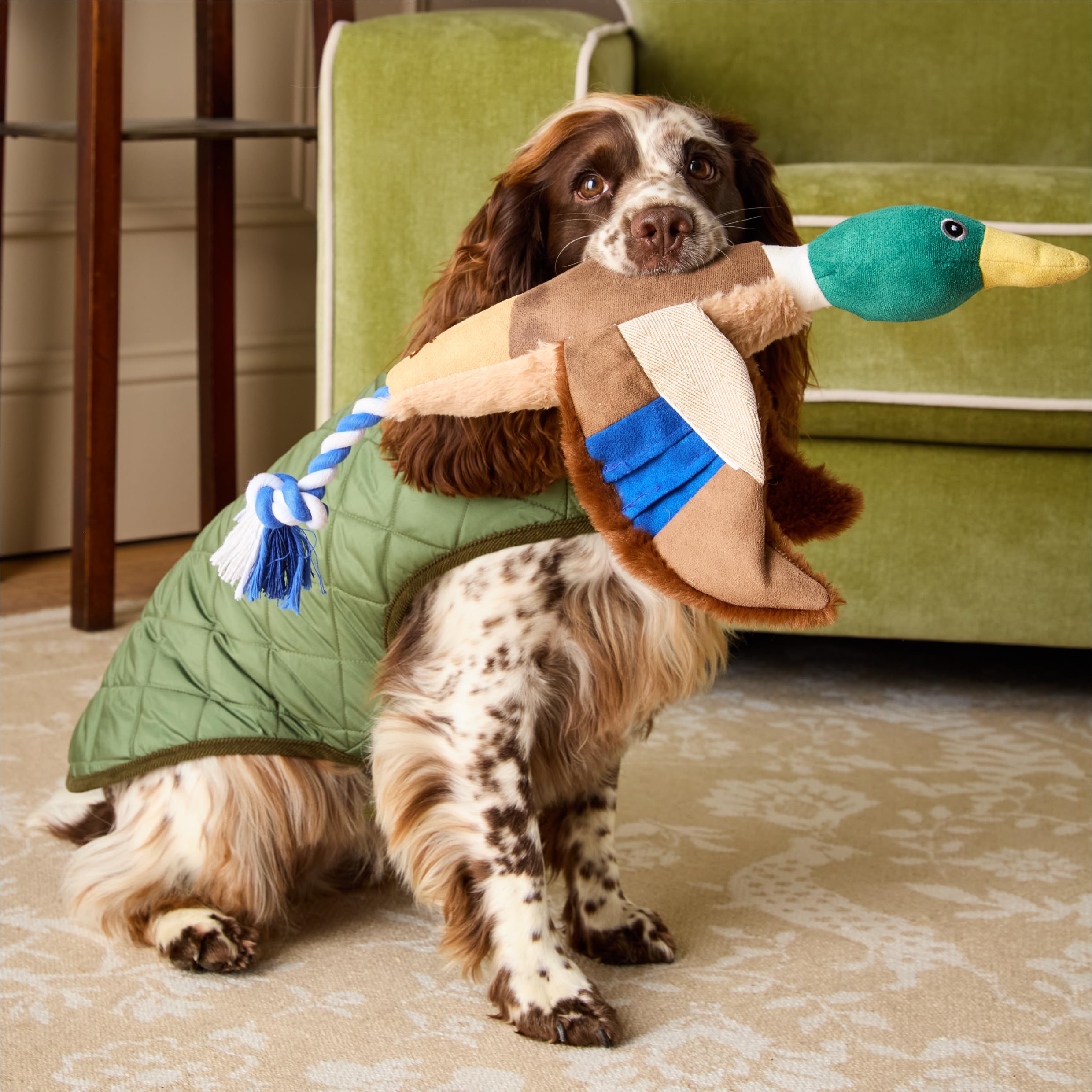 Rosewood x Joules Duck Dog Toy - Soft Plush with Squeaker | Medium to Large Dogs 2