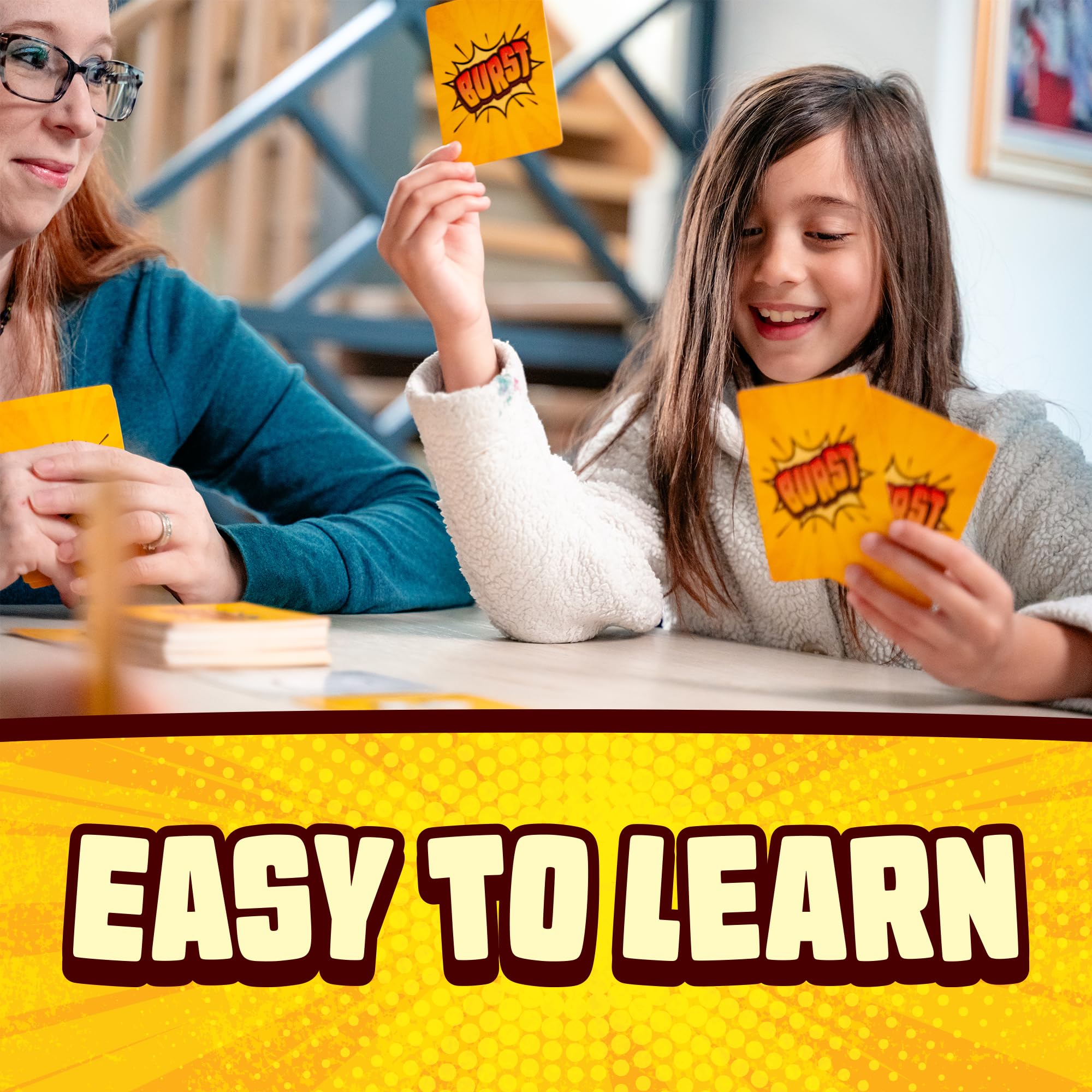 Lost Boy Entertainment Burst Card Game | Family Party Game | Ages 10+ | 90 Cards 4