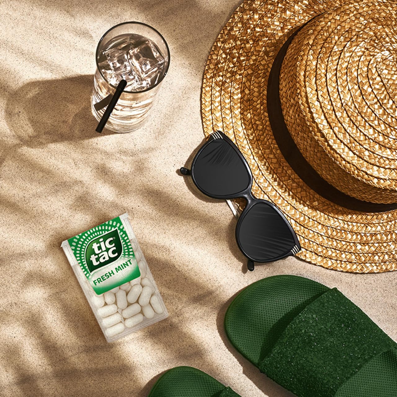 Tic Tac Fresh Mint Flavoured Drops - Bulk Box of 24 x 18g Packs | Gluten Free