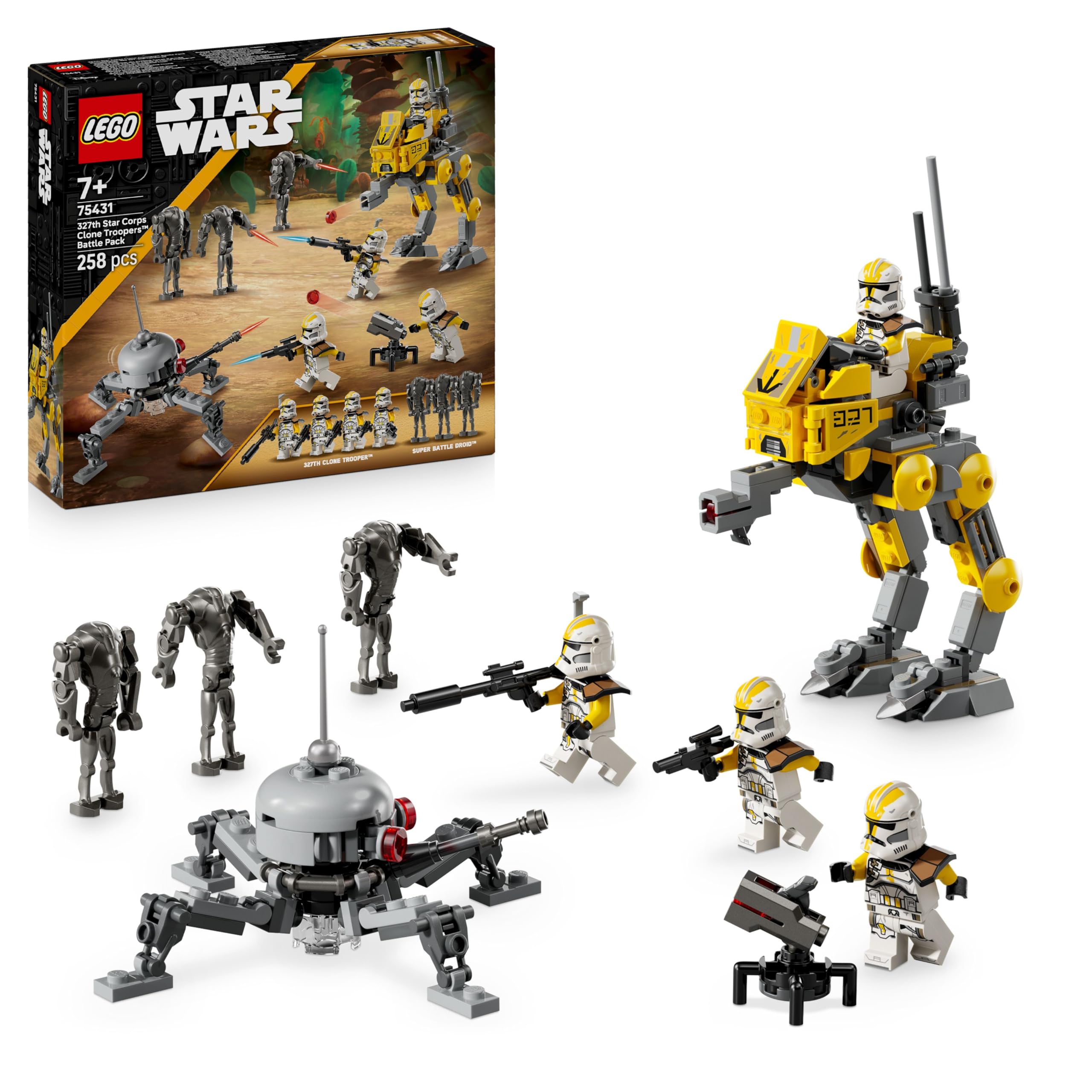 LEGO Star Wars 75431 327th Star Corps Clone Troopers Battle Pack - Building Toy for 7+