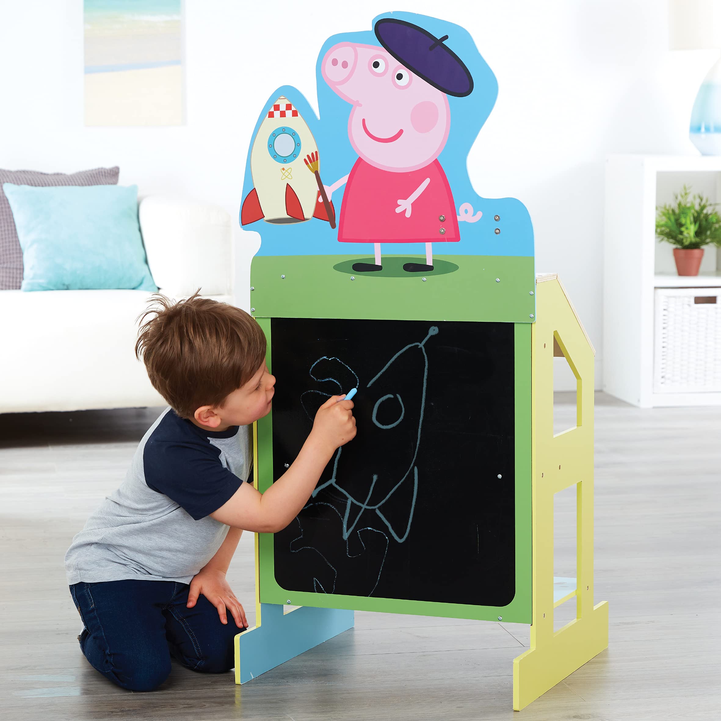 Peppa Pig Spiel- und Zeichenstaffelei aus Holz 7