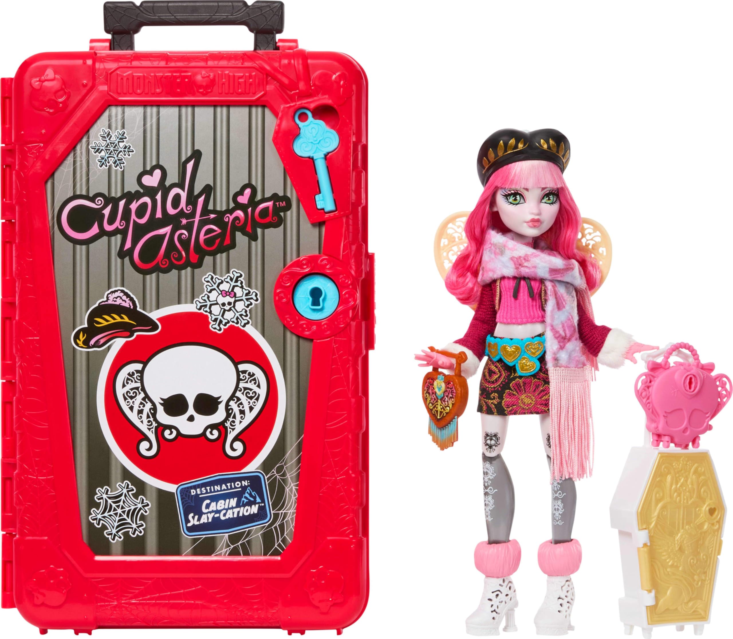 Monster High Skulltimate Secrets Cupid Asteria Doll and Accessories Set | Ages 4+ | Multicolor 1