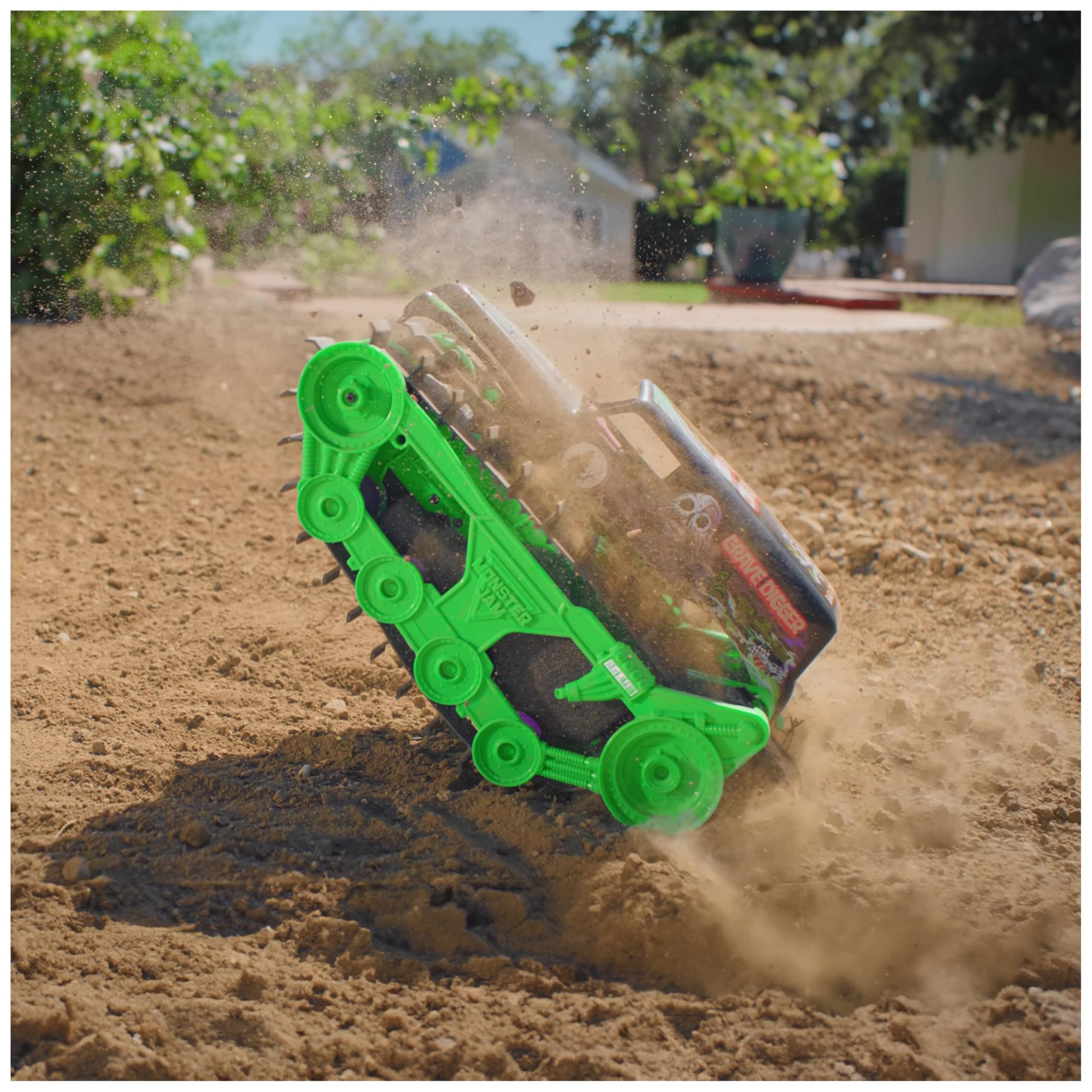 Monster Jam Grave Digger Trax - All-Terrain RC Vehicle for Kids 4+ 13