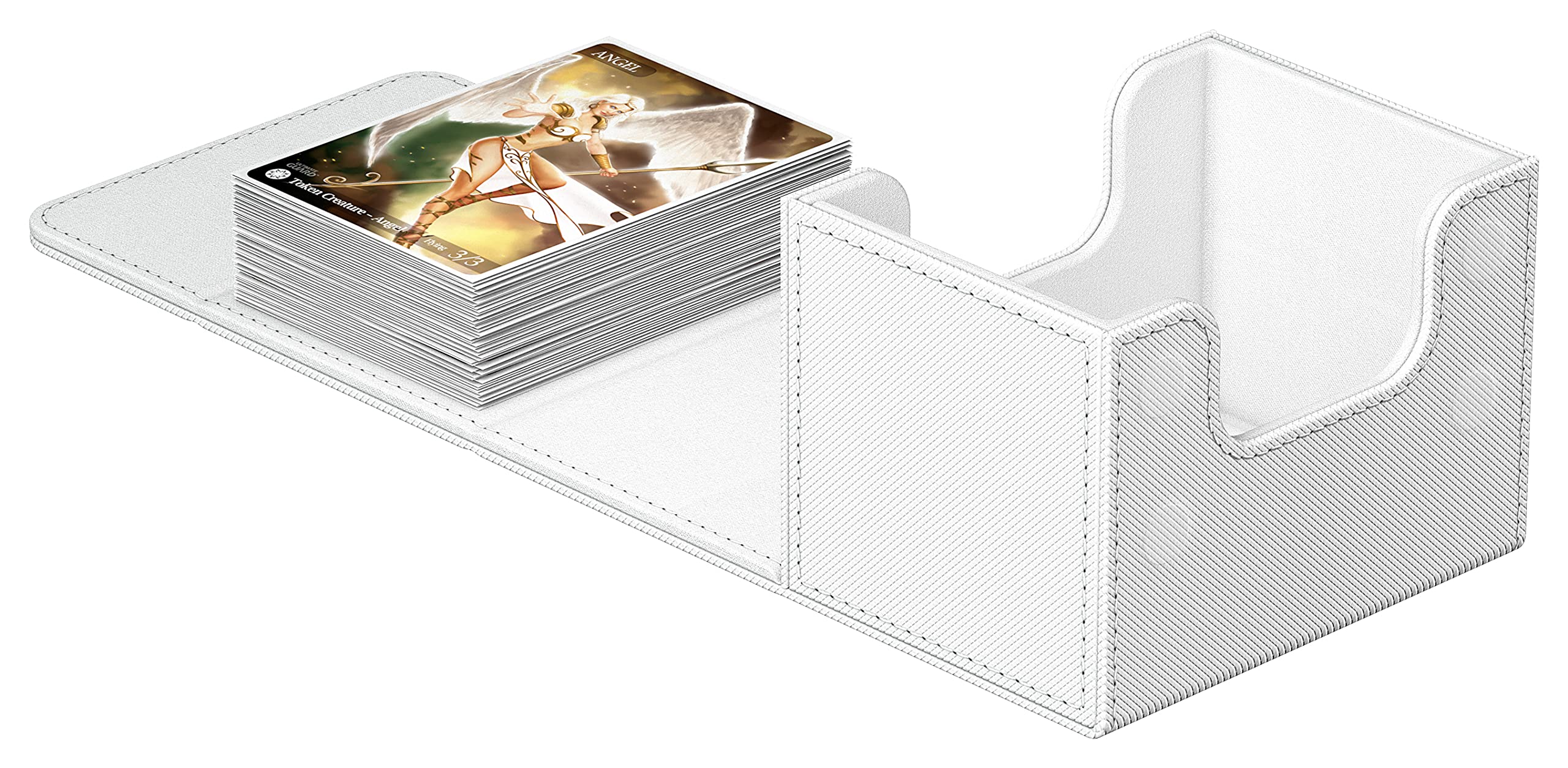 Ultimate Guard Sidewinder 100+ XenoSkin Card Box - White | Holds 100 Double-Sleeved Cards 2