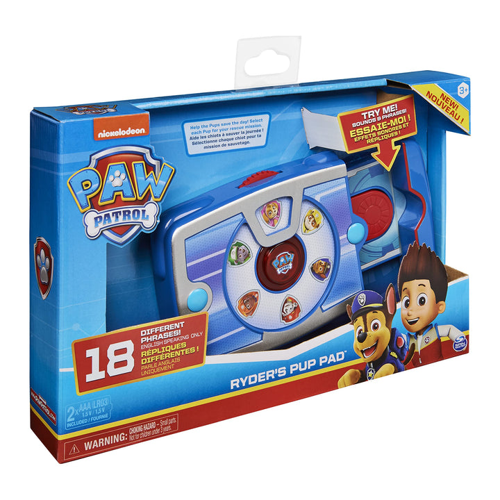 Paw Patrol 6058774 Tappetino interattivo per cuccioli di Ryder
