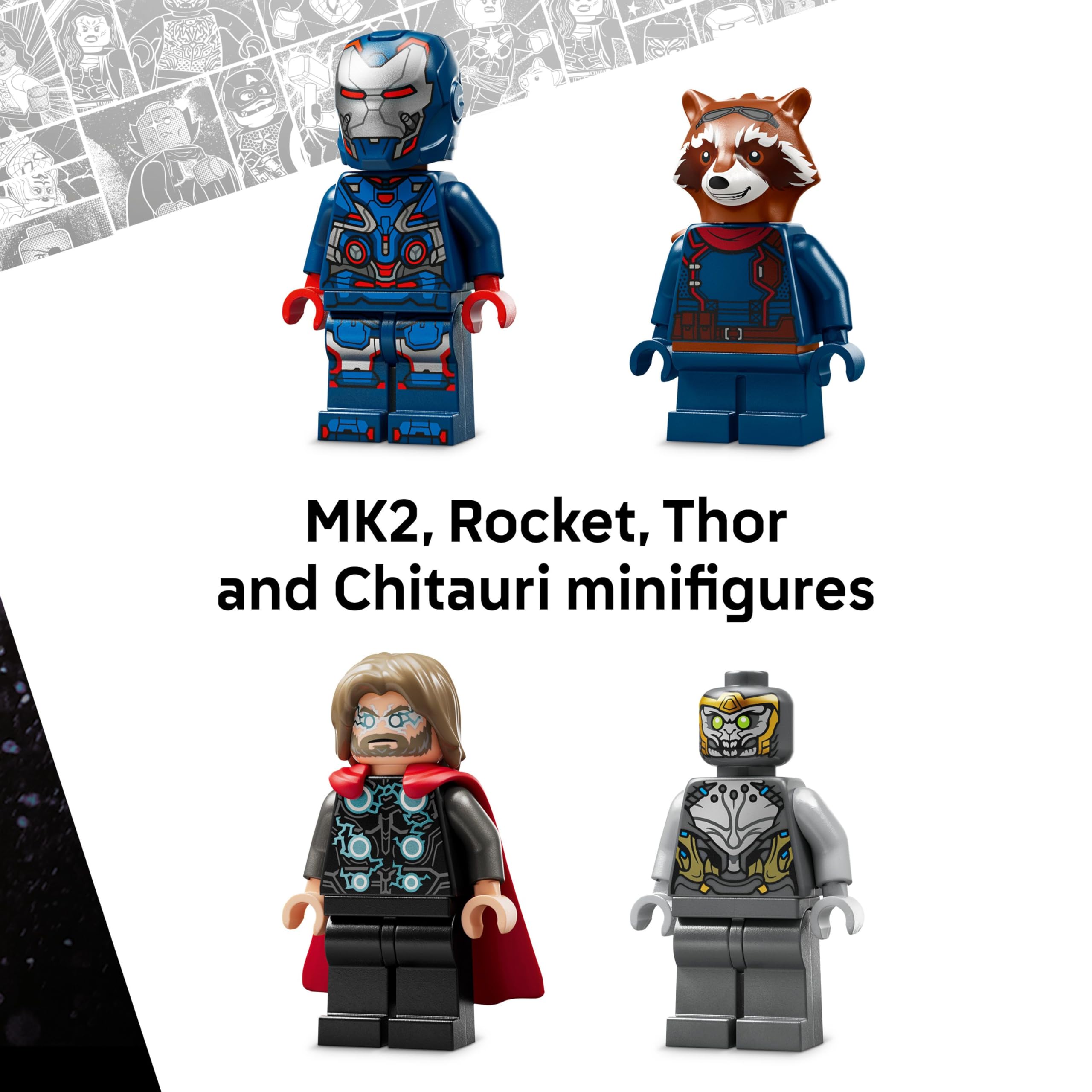 LEGO Marvel Avengers: Endgame Thor vs. Chitauri Building Set | Ages 8+ | Model 76322 5