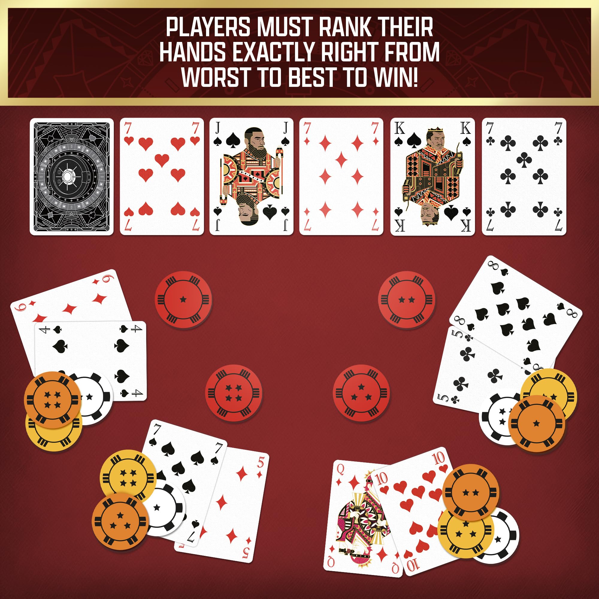 Thames & Kosmos The Gang Cooperative Poker-Inspired Strategy Card Game | Ages 10+ | 3-6 Players 4