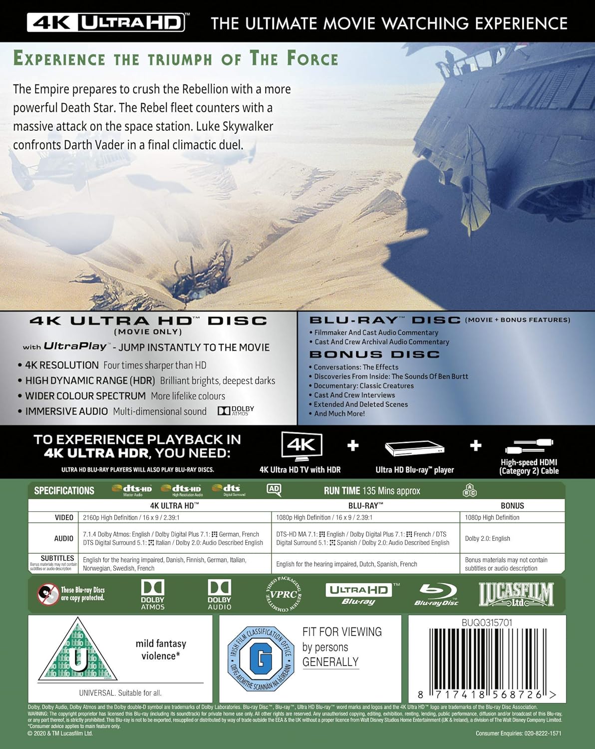 Star Wars Episode VI: Return of the Jedi