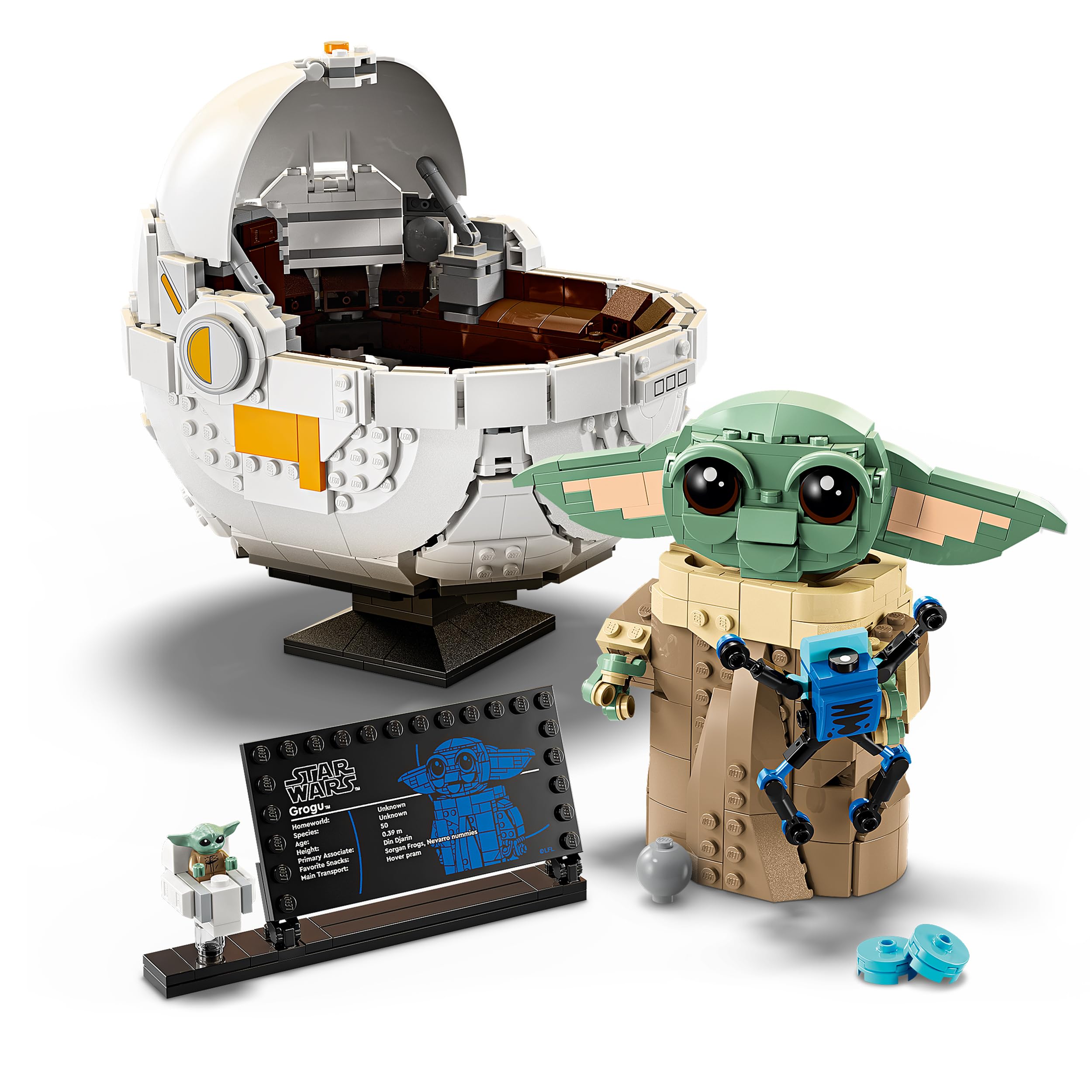 LEGO Star Wars 75403 Grogu with Hover Pram Building Set | 1048 Pieces | Age 10+ 6